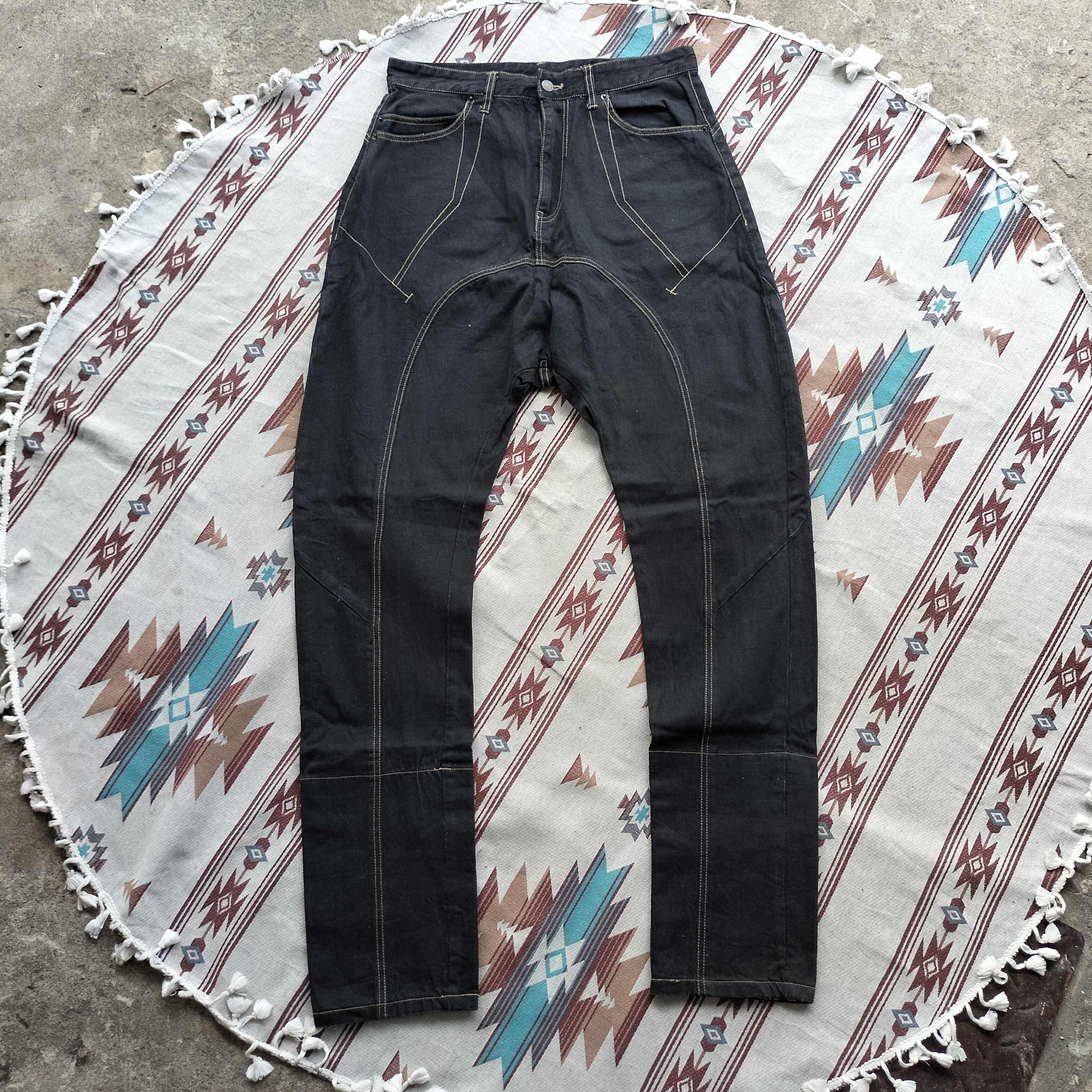 PPFM PPFM printed inner leg curve pants Size US 32 / EU 48 - 3 Thumbnail