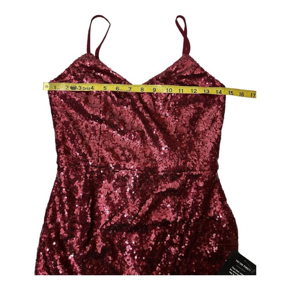 Lulus Lulus l NWT Red Sequin Dress Small Size S / US 4 / IT 40 - 5 Thumbnail