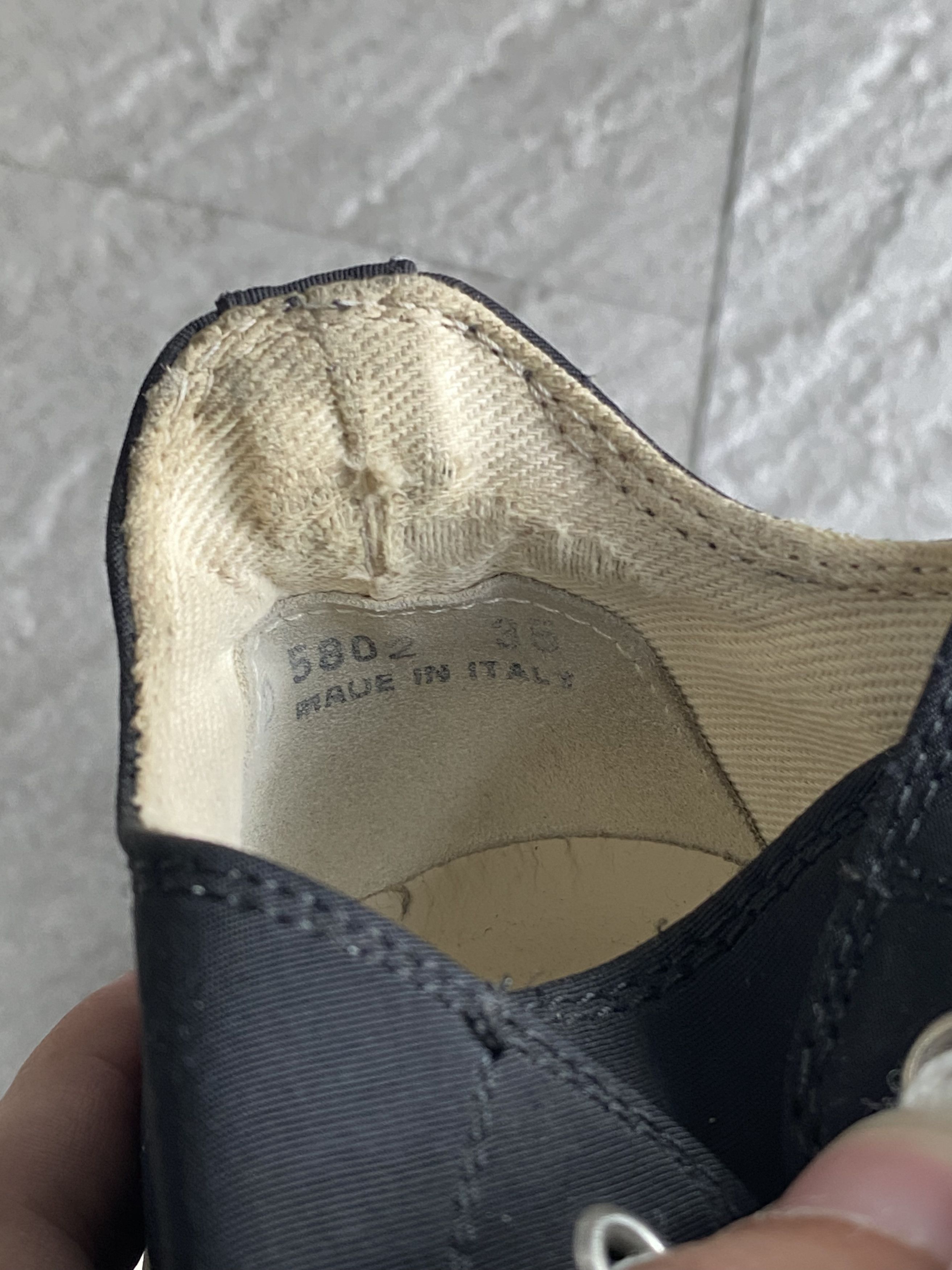 Rick Owens Drkshdw *Smallest size* Rick Owens DRKSHDW Low Ramones Black Canvas Size US 5 / IT 35 - 11 Thumbnail