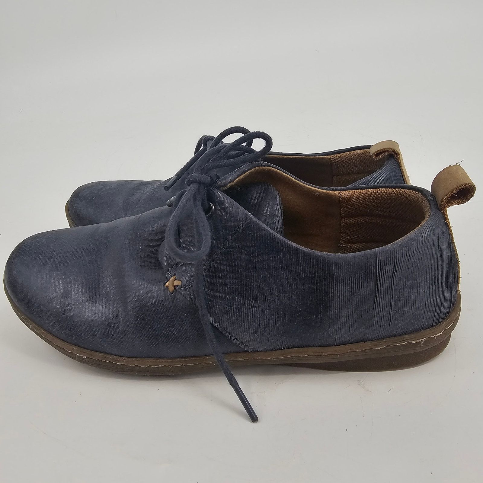 Other Comfortiva Fielding Oxford Navy Smooth Leather Shoe 8.5 Size US 8.5 / IT 38.5 - 3 Thumbnail