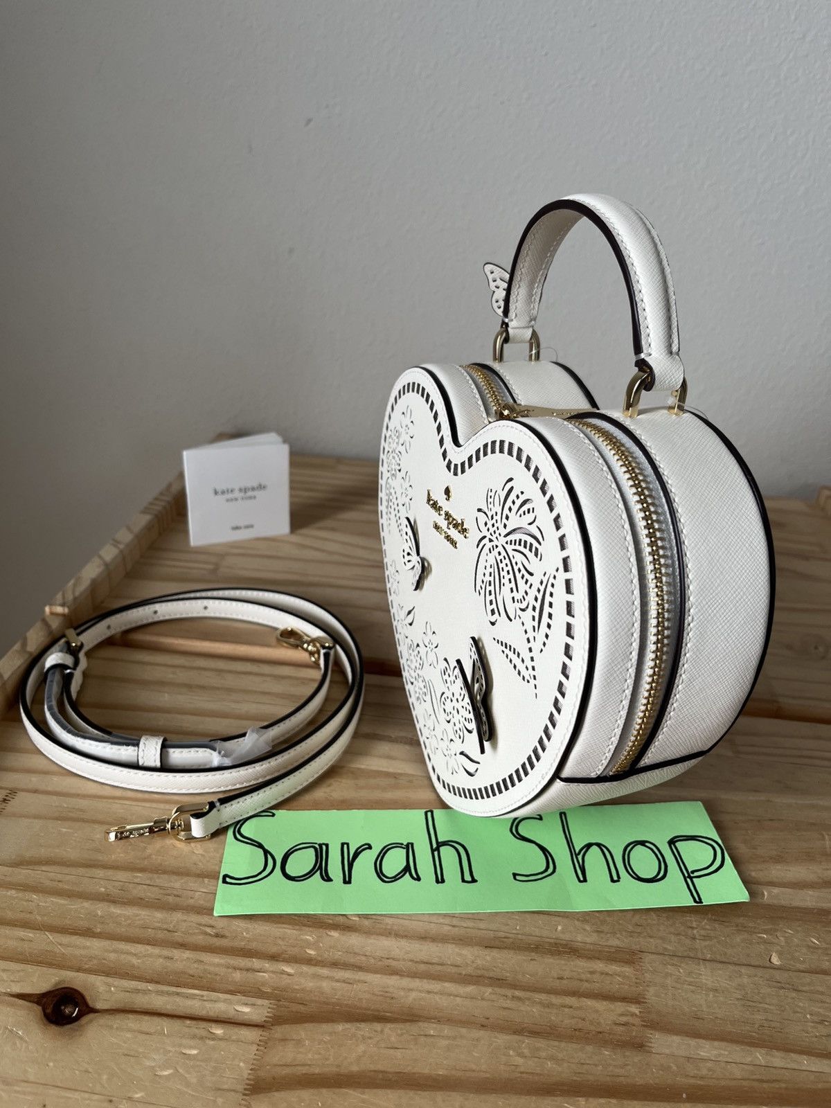 Kate Spade Love Shack Perforated Heart Crossbody