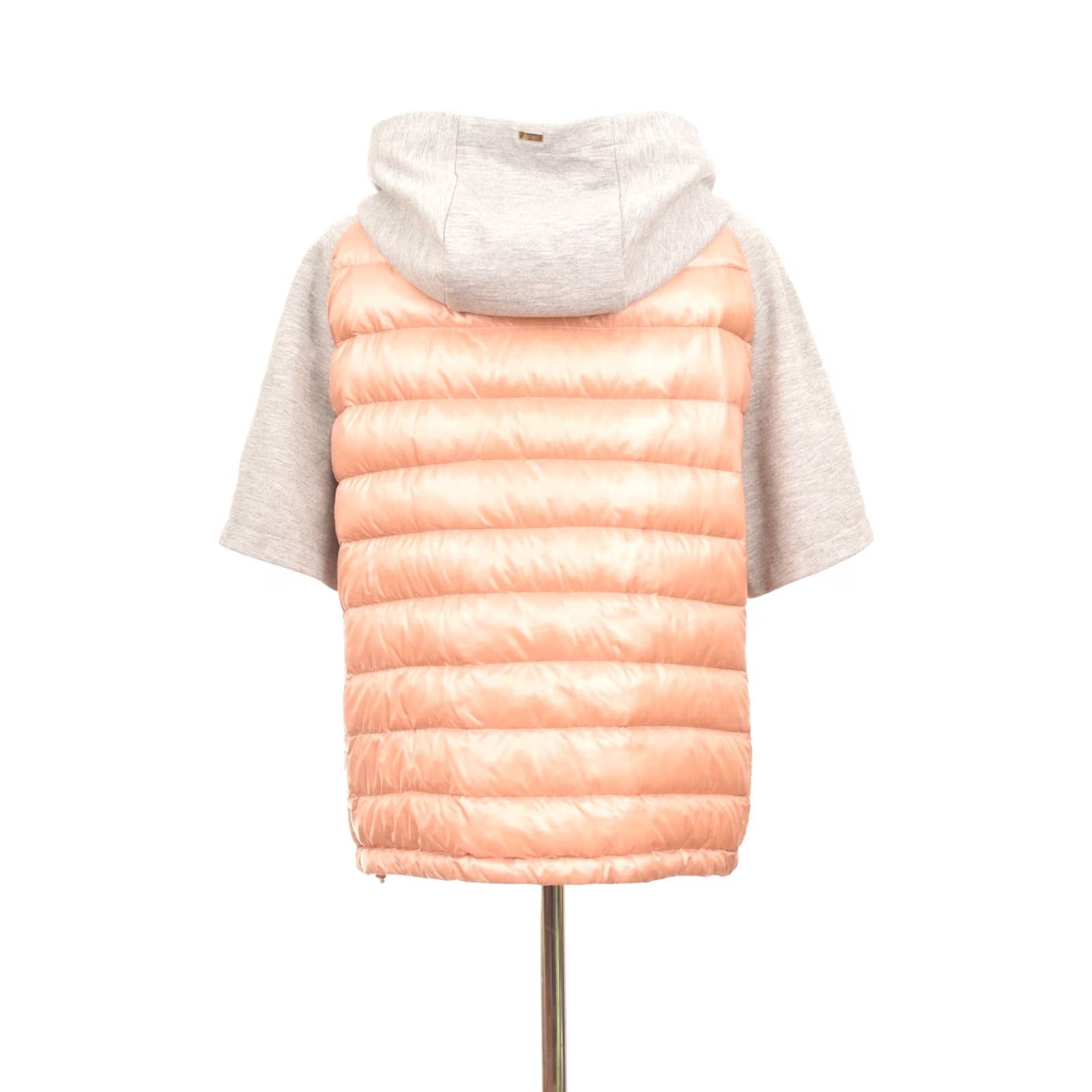 Herno DDP HERNO Women’s Short Sleeve Woven Jacket Down Puffer PI0919D EU 48 Pink Jacket Womens Down Puffer Size 34" / US 12 / IT 48 - 3 Thumbnail