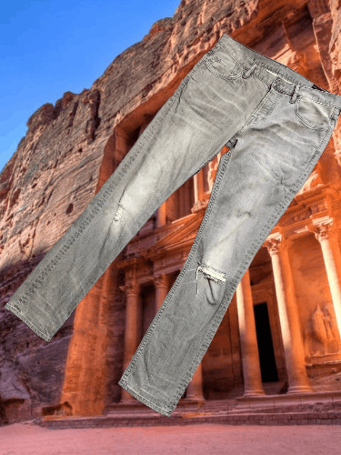 Allsaints × Vintage Allsaints Cigarette Washes Denim Size US 33 - 1 Thumbnail