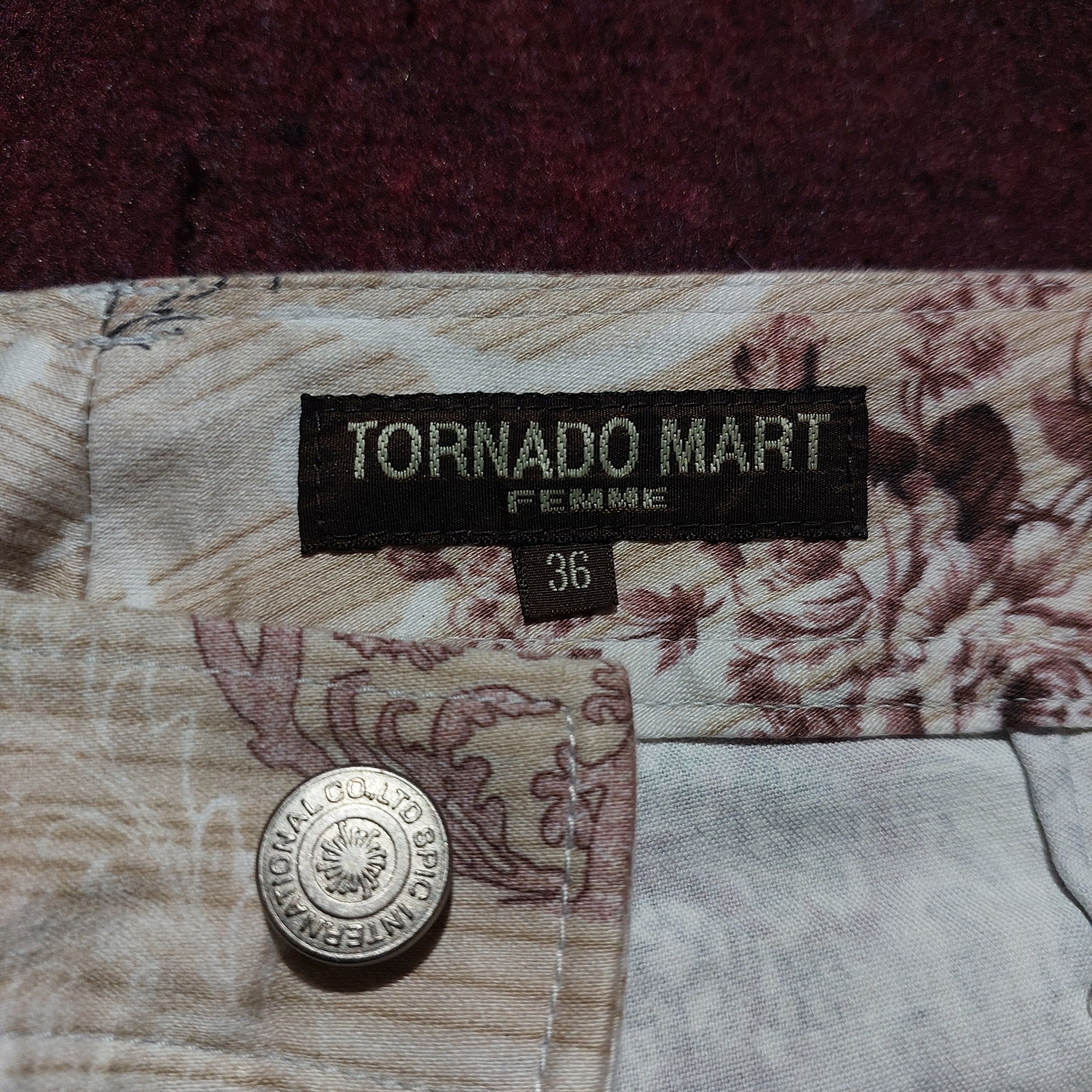Tornado Mart Tornado Mart Magnolia flower pattern flare pants Size 26" / US 2 / IT 38 - 8 Thumbnail