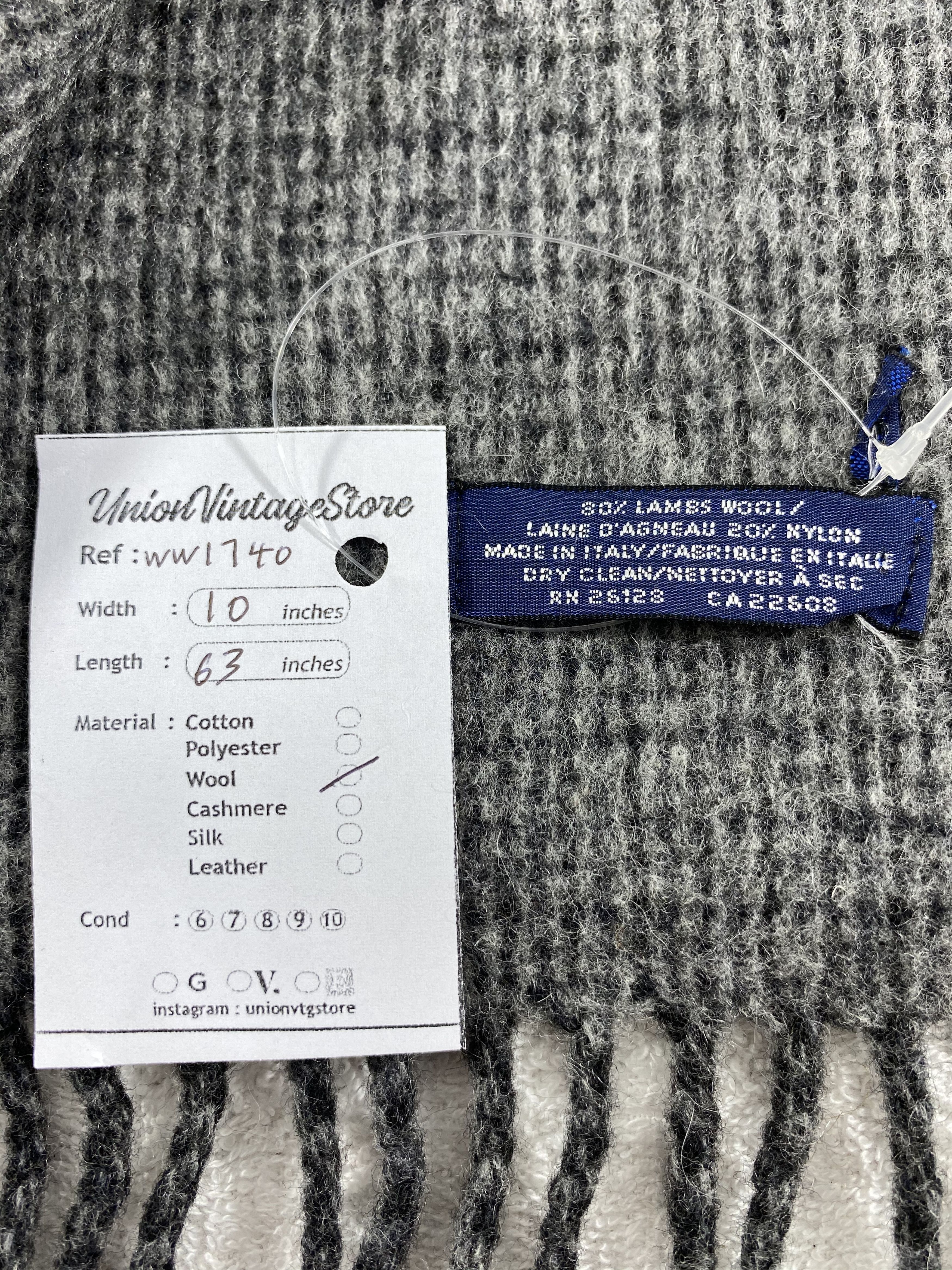 Polo Ralph Lauren × Vintage Polo Ralph Lauren Scarf / Muffler / Neckwear - WW1740 Size ONE SIZE - 5 Thumbnail