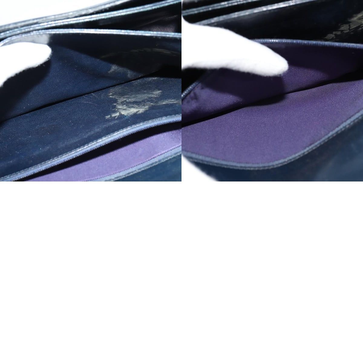 Celine CELINE C Sulky Shoulder Bag Canvas Navy Size ONE SIZE - 13 Thumbnail