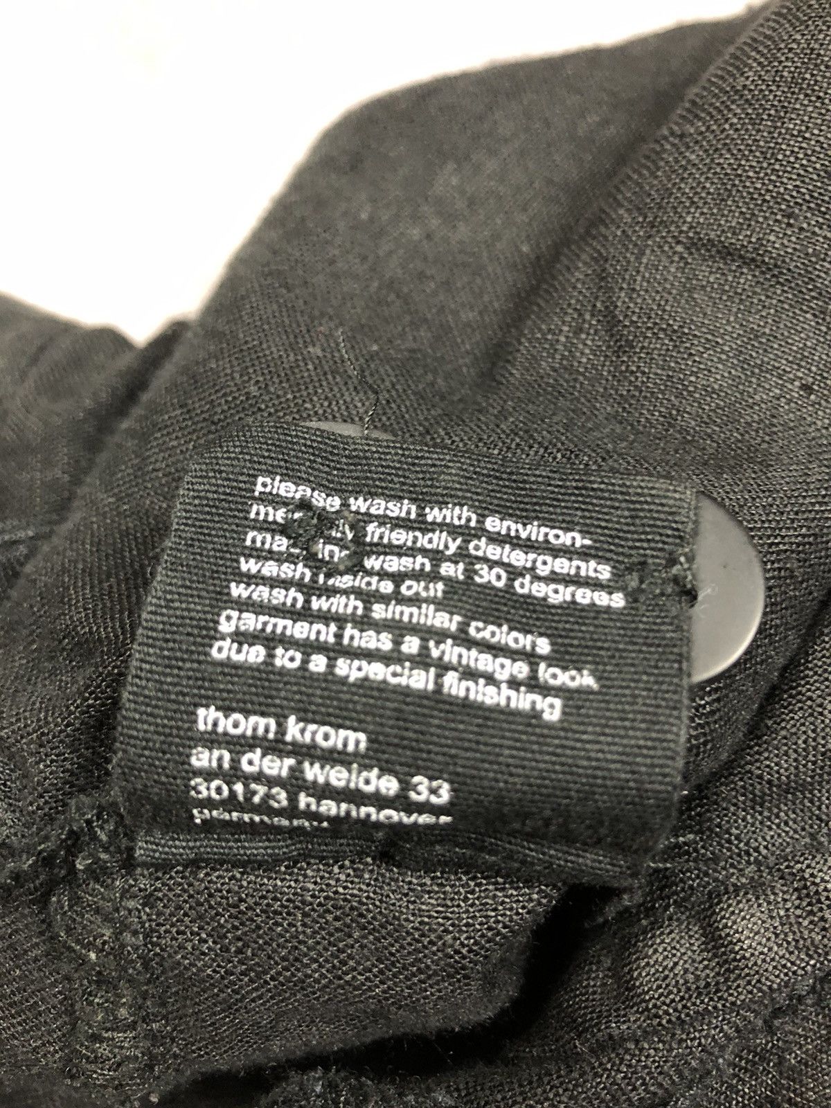 Thom Krom Thom Krom linen blend pants trousers Size 30" / US 8 / IT 44 - 10 Thumbnail