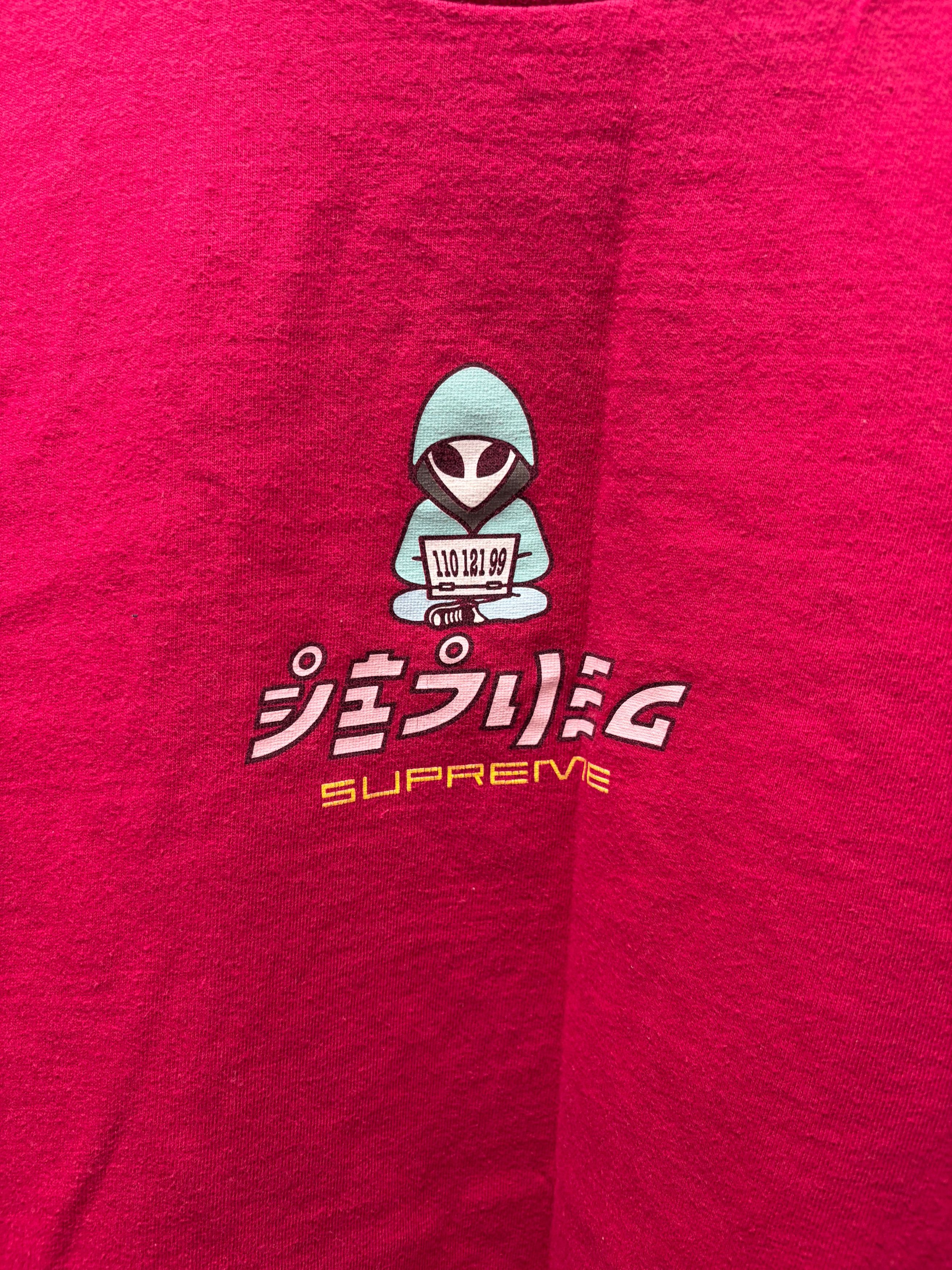 Supreme SS2022 Supreme ‘Alien’ Magenta Graphic T-Shirt Size US L / EU 52-54 / 3 - 2 Thumbnail
