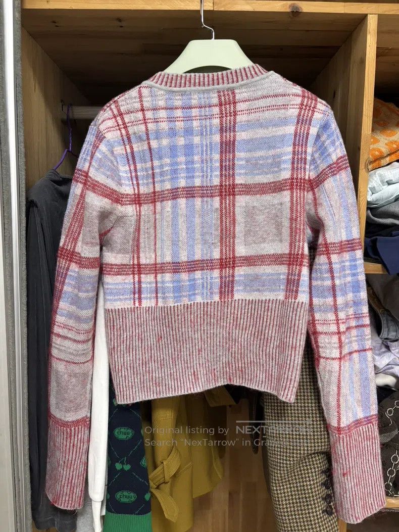 Vivienne Westwood Vivienne Westwood Plaid Knit Cardigan Size S / US 4 / IT 40 - 3 Thumbnail