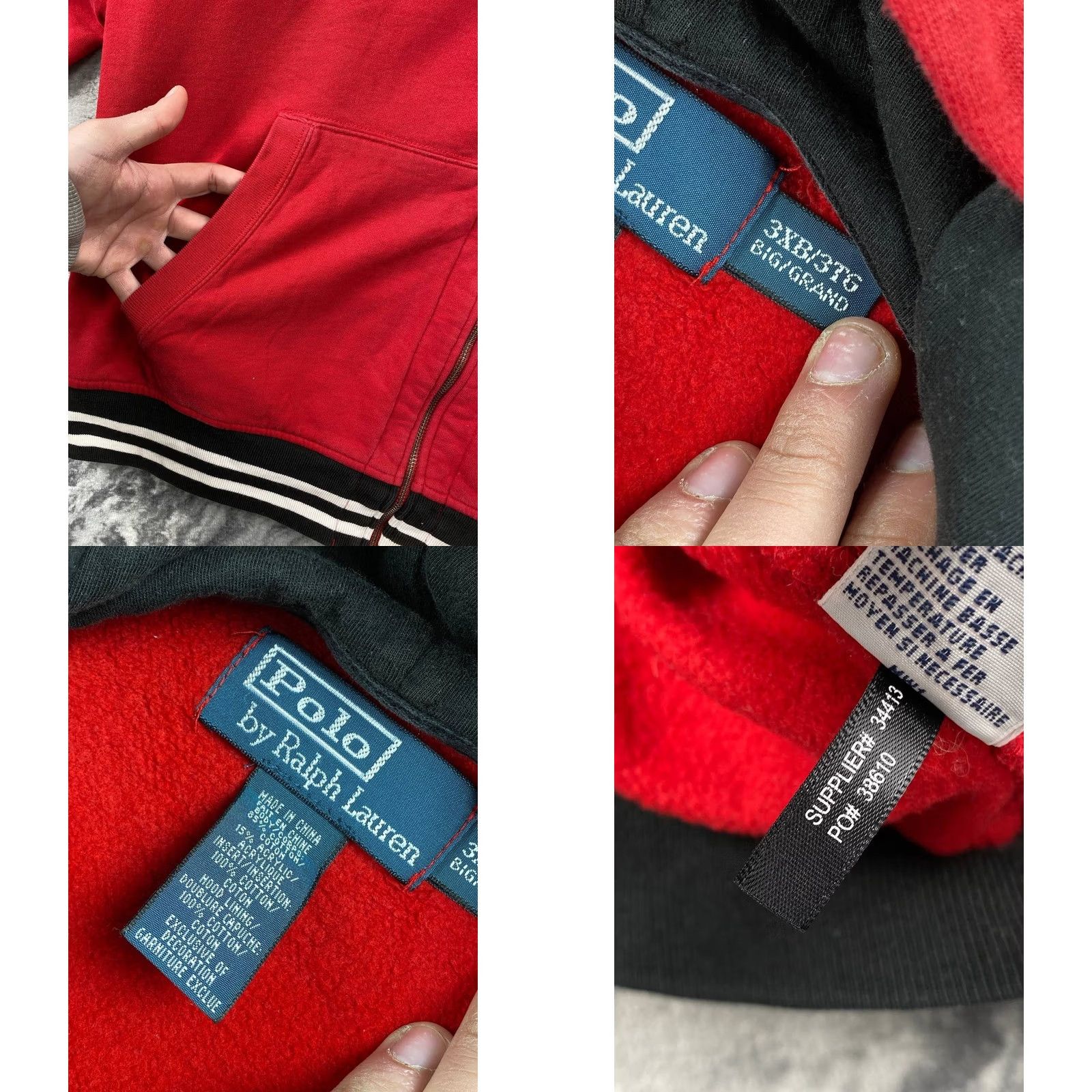 Polo Ralph Lauren Polo Ralph Lauren Hoodie Full Zip Red Big Pony Men Size 3XL Size US XXL / EU 58 / 5 - 8 Thumbnail