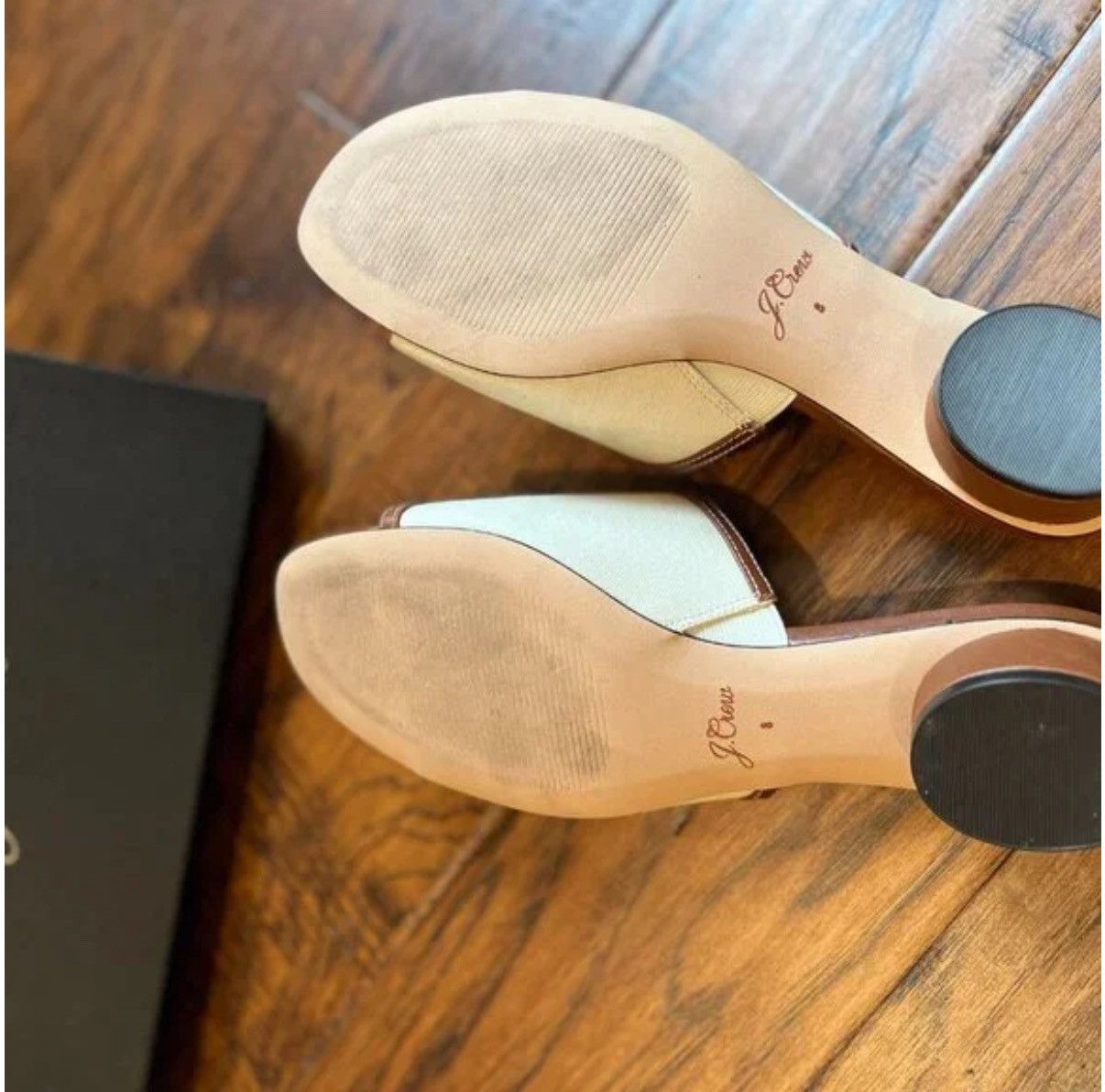 J.Crew J. Crew Canvas Slides with rounded Heel: Size 8 Size US 8 / IT 38 - 4 Thumbnail