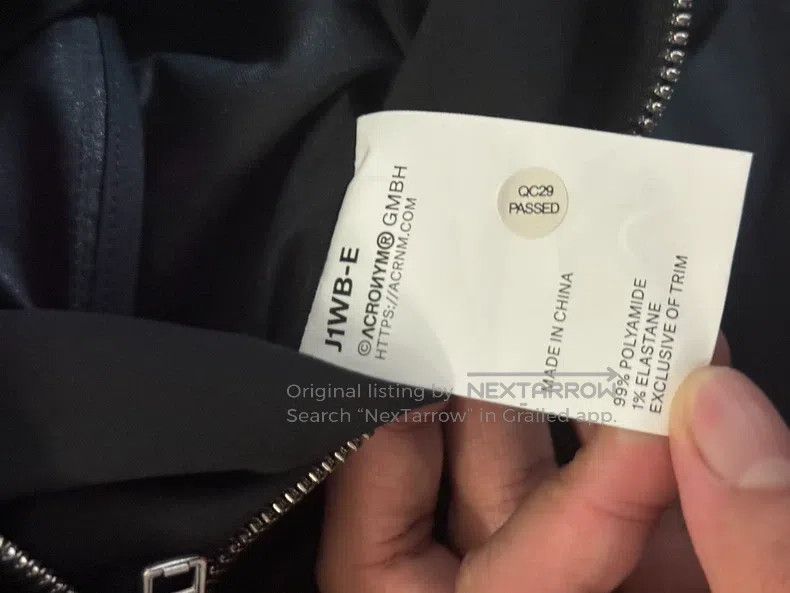 Acronym Acronym Black coat Size US XS / EU 42 / 0 - 3 Thumbnail