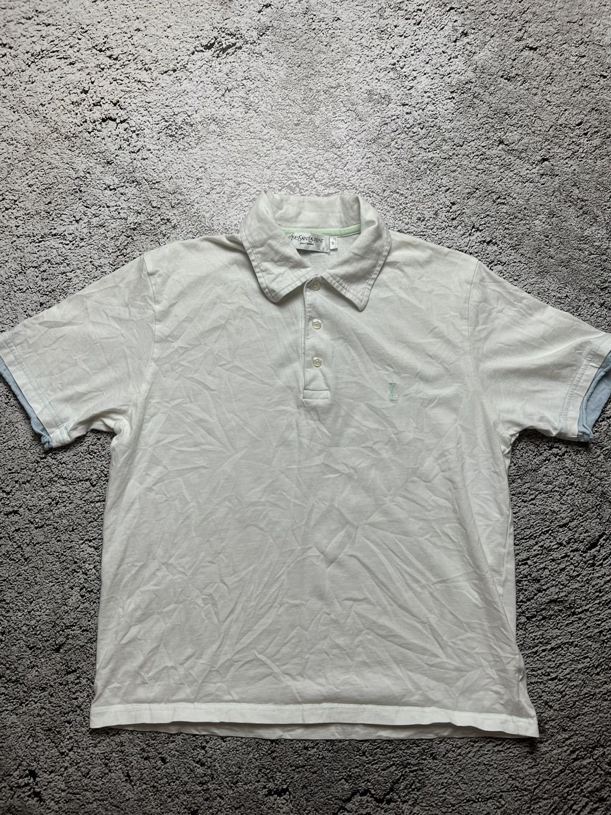 Yves Saint Laurent YSL Yves saint laurent polo shirt Size US S / EU 44-46 / 1 - 1 Thumbnail