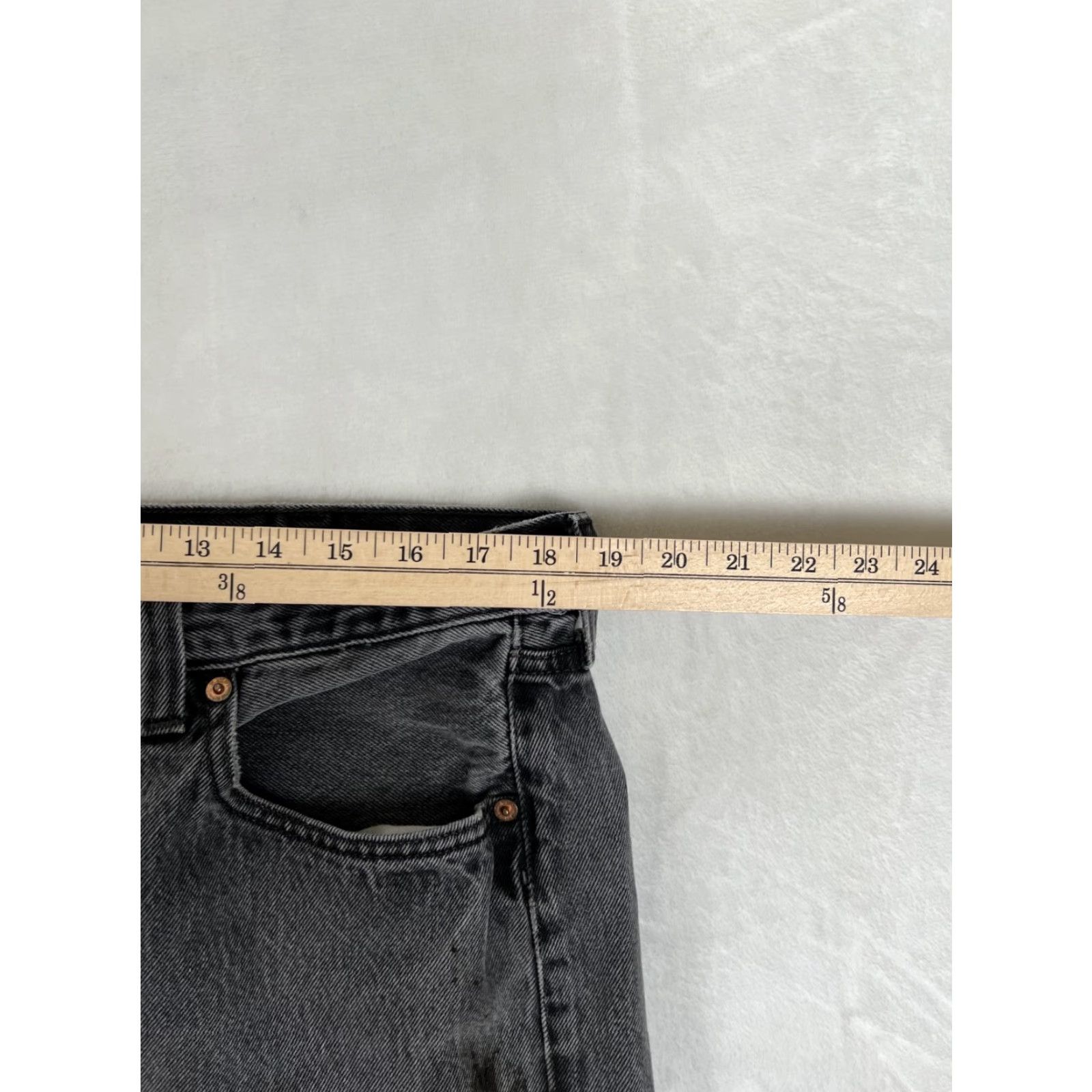 Levi's Levi’s 501 Jeans Size 38x30 Gray Vintage 90s Grunge Denim Straight Regular Men 5-Pocket Distressed USA Size US 38 / EU 54 - 6 Thumbnail