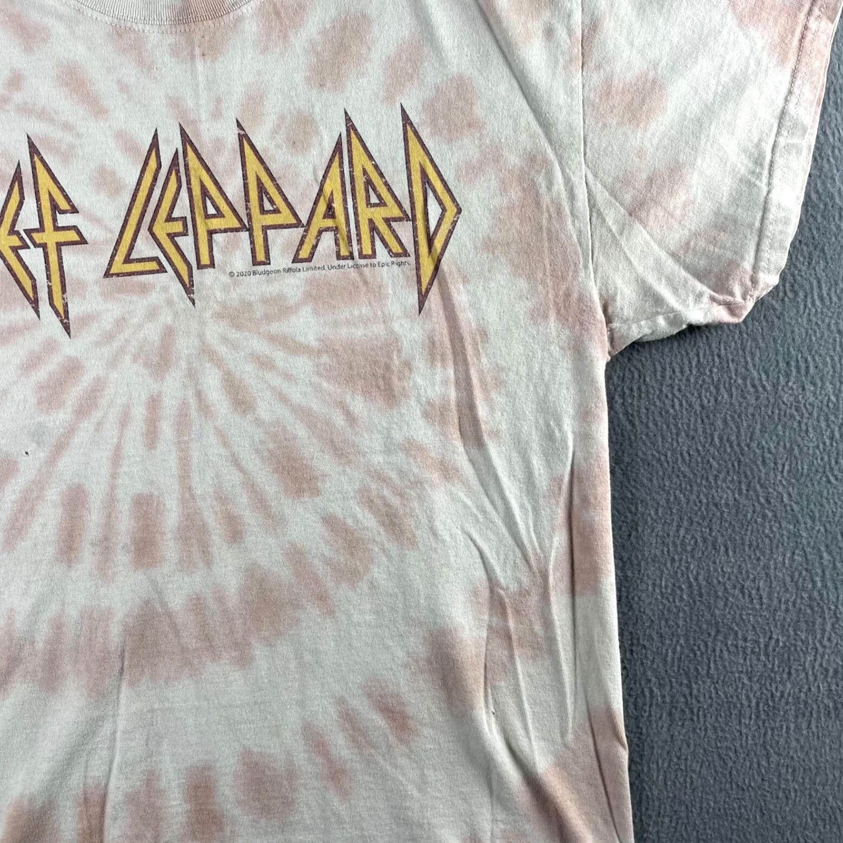 Thrasher Def Leppard Shirt Medium Band Tye Dye Pink 80s Rock T-Shirt Mens 2020s Distressed Size US M / EU 48-50 / 2 - 6 Thumbnail