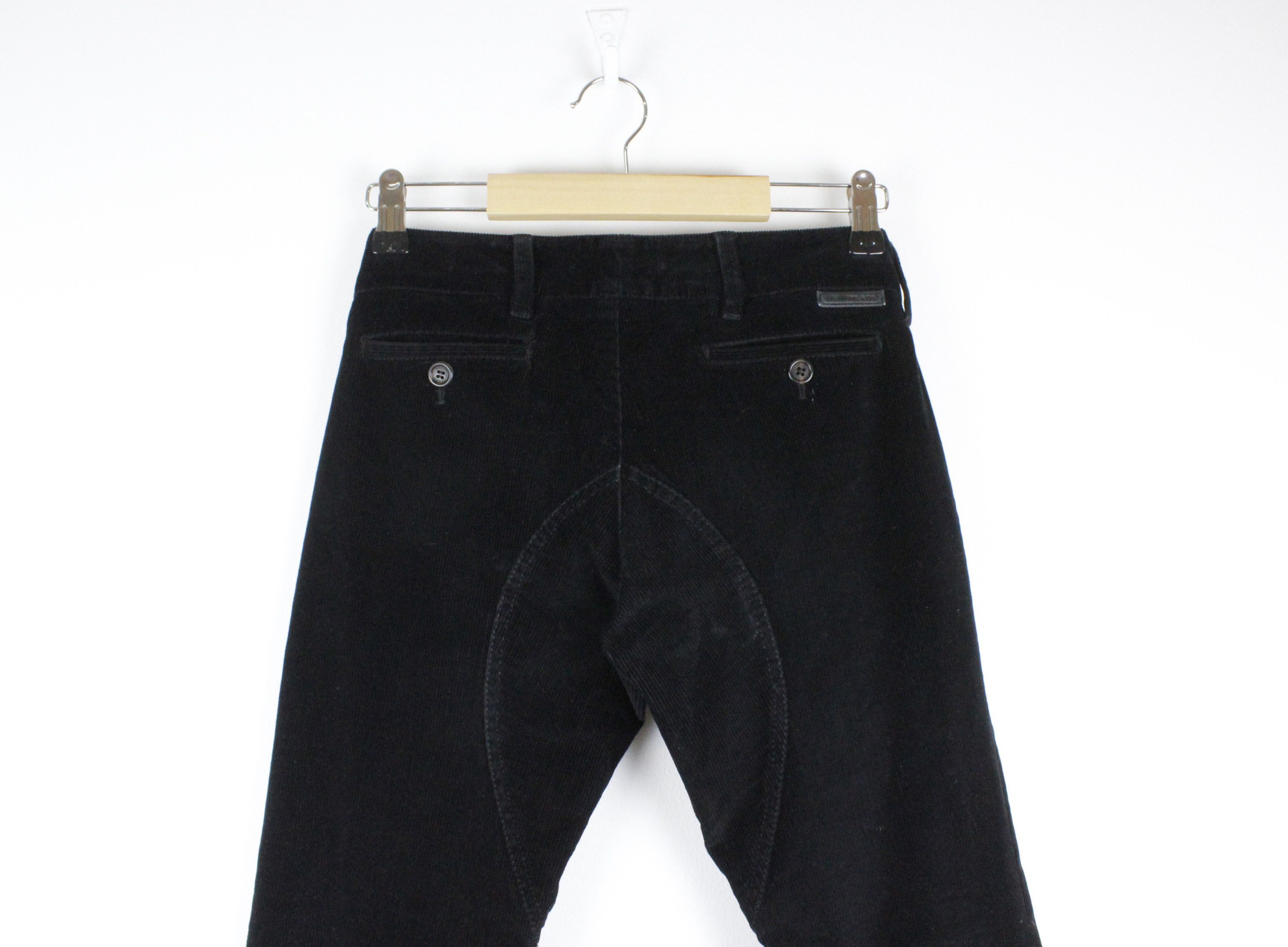 Prada Prada Logo Corduroy Velvet Leather Applique Track Pants Size 27" / US 4 / IT 40 - 6 Thumbnail
