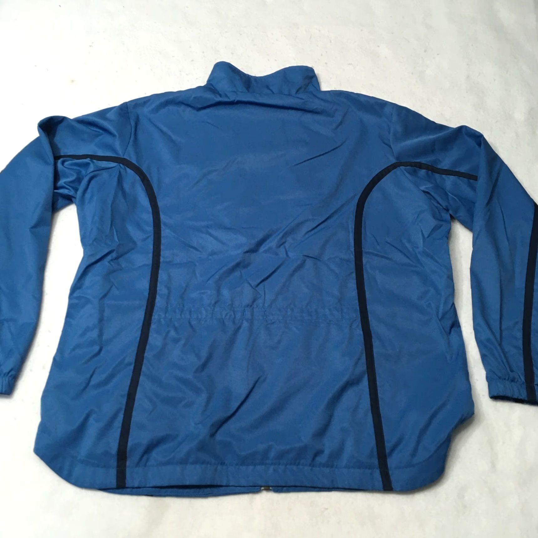 Nike VINTAGE Nike Fleece Lined Blue Soft Shell Zip Up Jacket XL Men's Windbreaker Fits XL Nike Jacket Blue Lined Softshell Vintage 90s? Size US XL / EU 56 / 4 - 6 Thumbnail