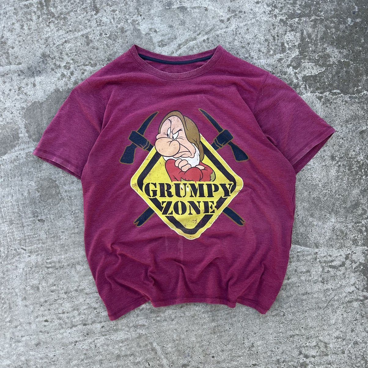 Cartoon Network × Vintage Vintage Grumpy Zone T-shirts Big Logo Trashed Style USA 00s Size US L / EU 52-54 / 3 - 1 Thumbnail