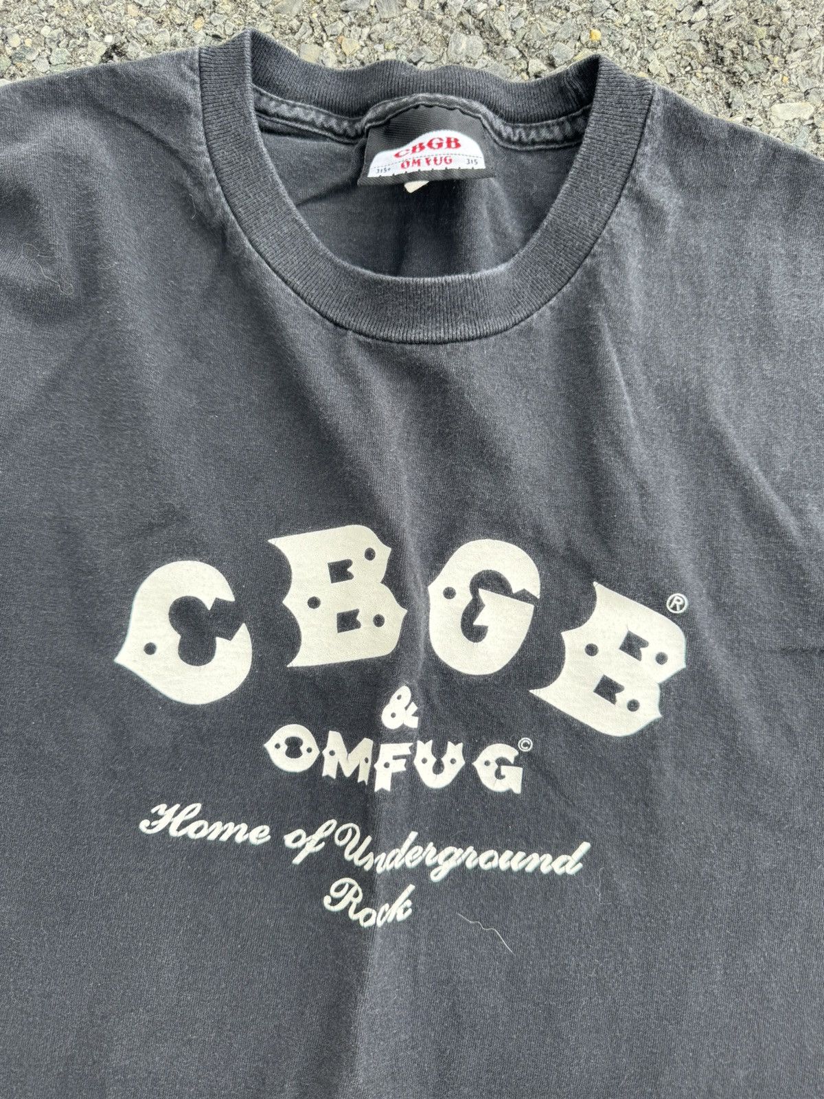 Band Tees × Vintage Rare 🔥Vtg 🔥CBGB Omfug Home Of Underground Rock TShirt Size US L / EU 52-54 / 3 - 3 Thumbnail