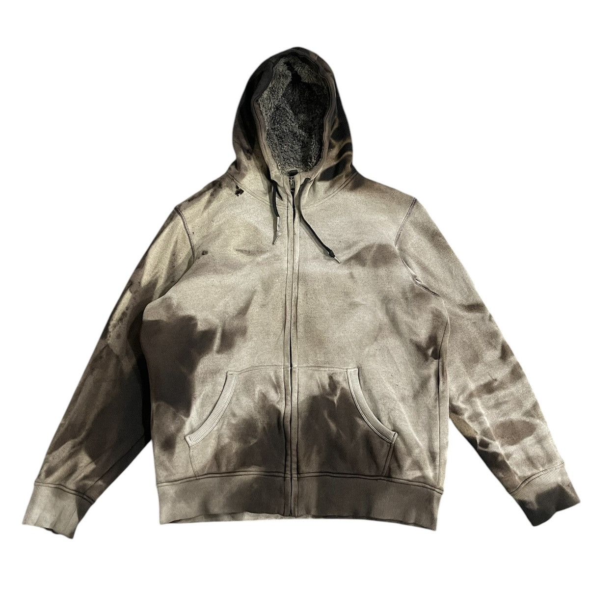 Uniqlo Uniqlo Distressed Sweatshirt Hoodie Size US XL / EU 56 / 4 - 1 Thumbnail