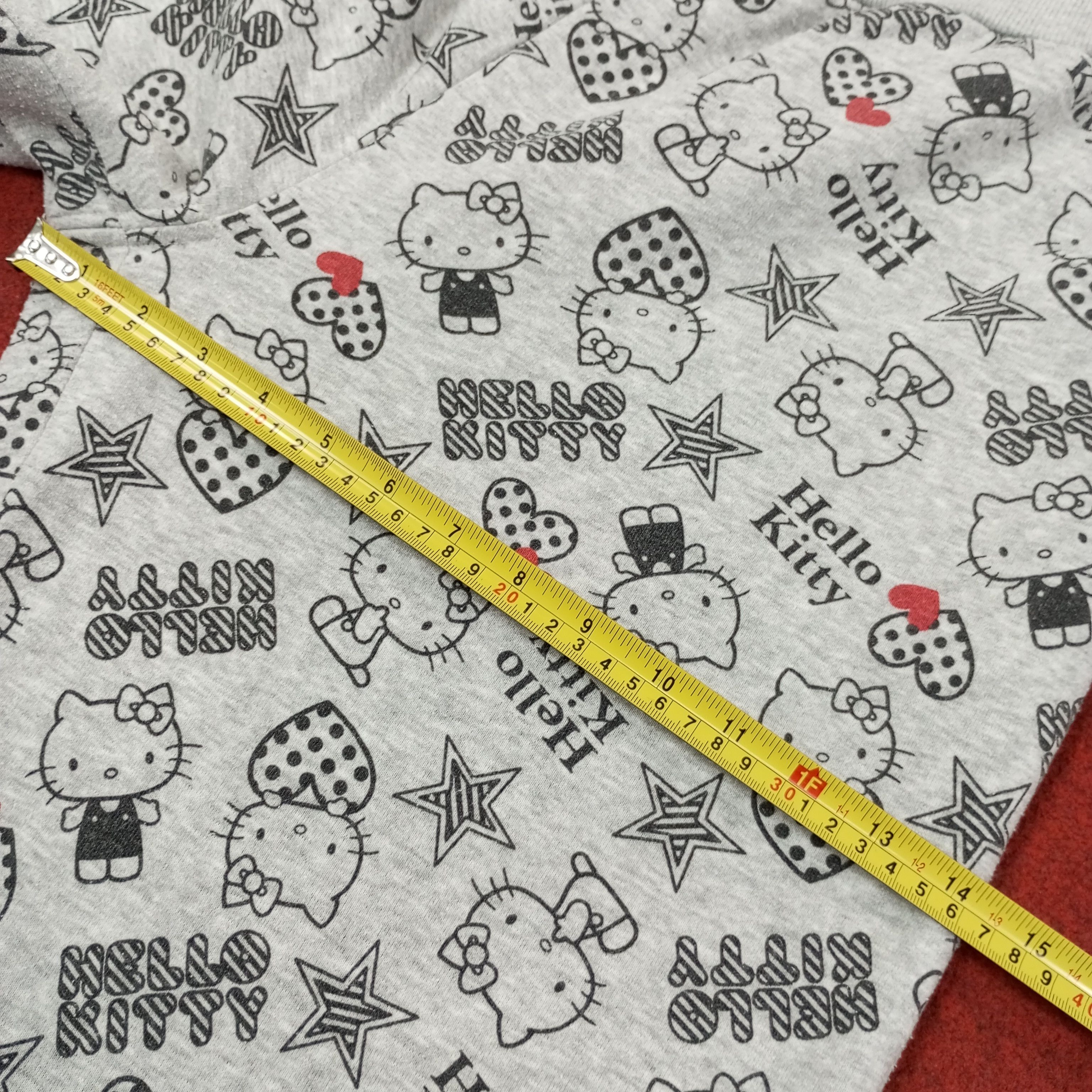 Vintage Hello Kitty Cartoon Fullprint Design Joggers Pants c244n2 Size 30" / US 8 / IT 44 - 8 Thumbnail