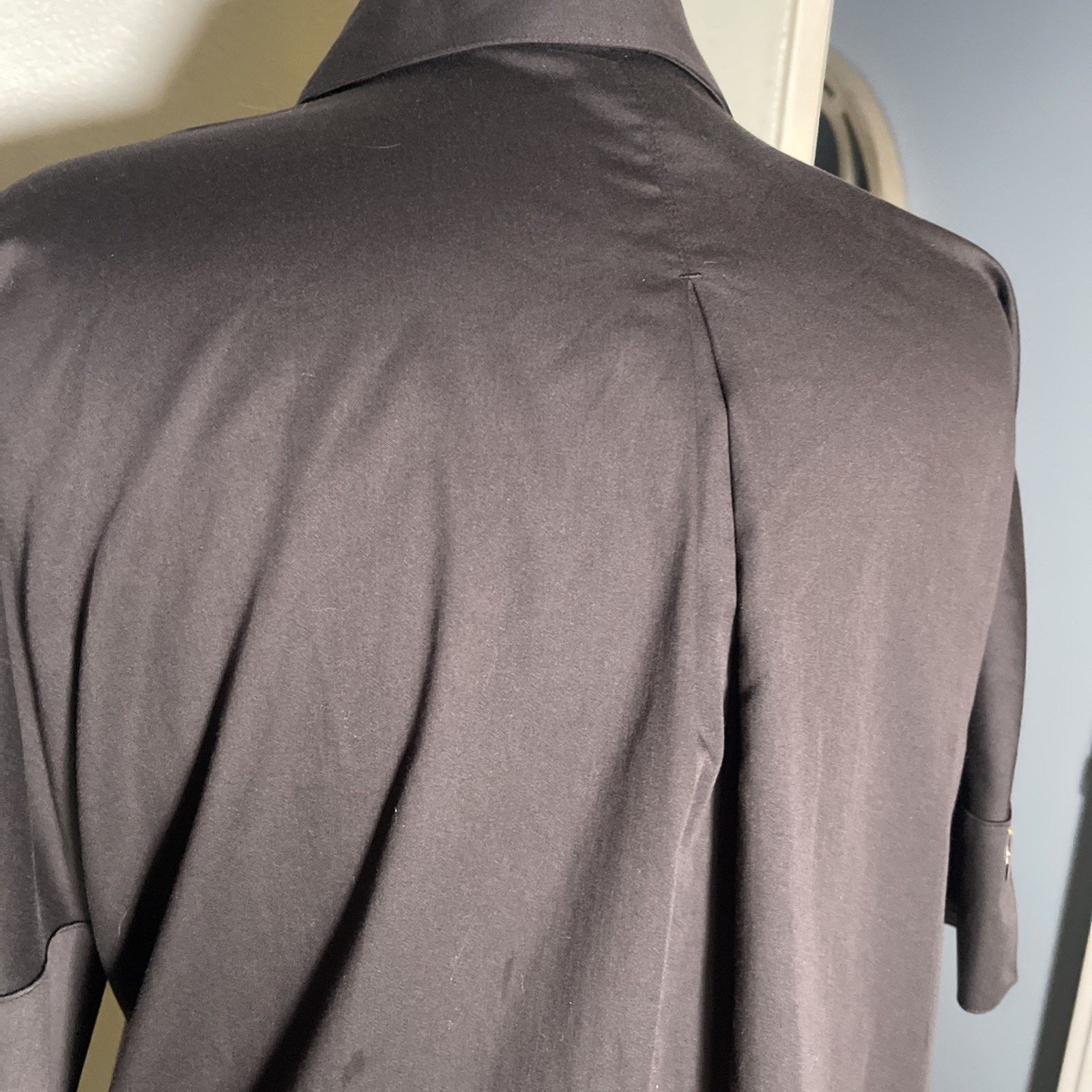 Chicos Chico’s Black Blouse Size 1/ US 8 Size M / US 6-8 / IT 42-44 - 4 Thumbnail