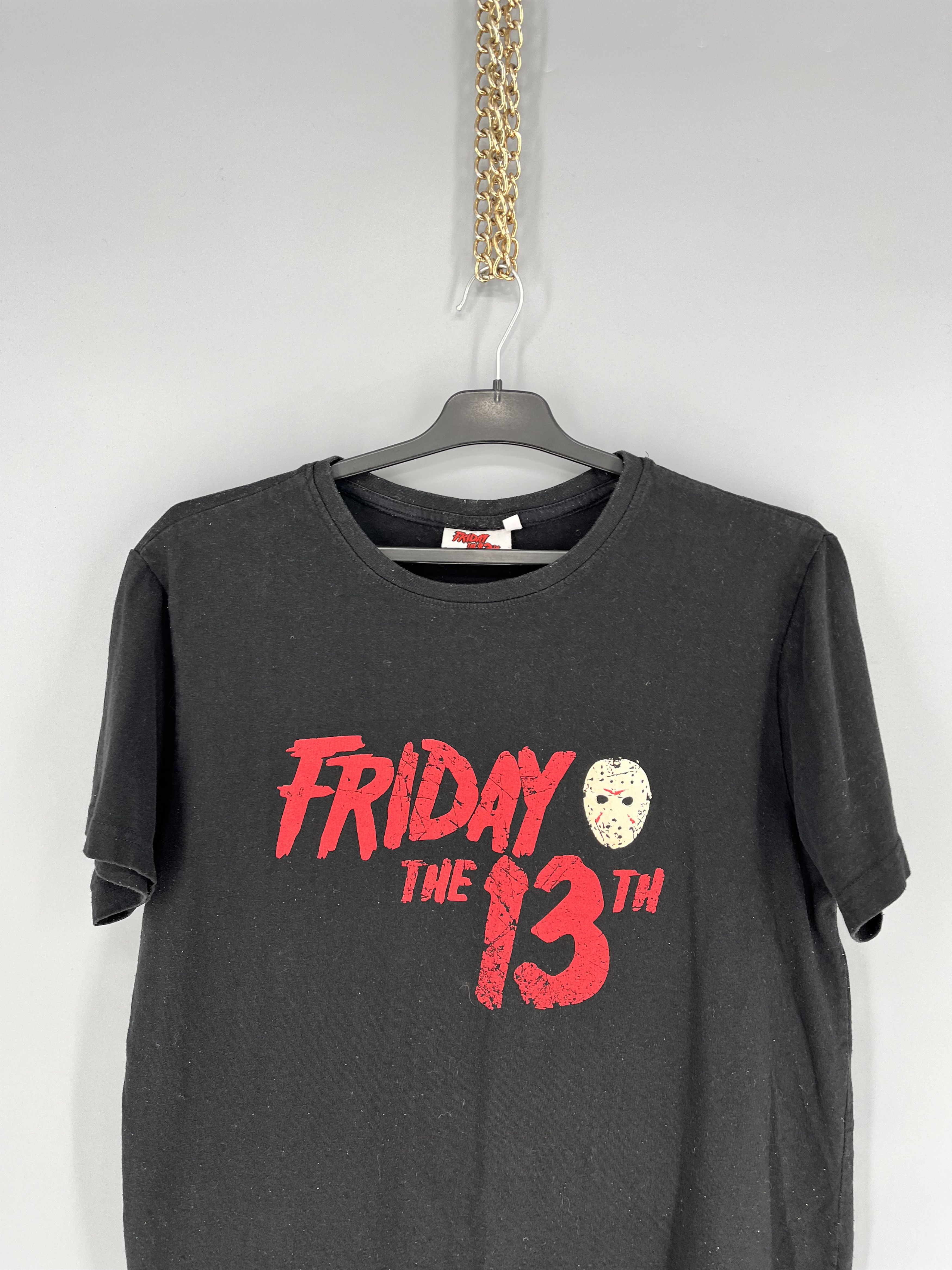 Vintage Friday The 13th Jason Voorhees I Love Friday HorrorMovie Tee Size US XL / EU 56 / 4 - 6 Thumbnail