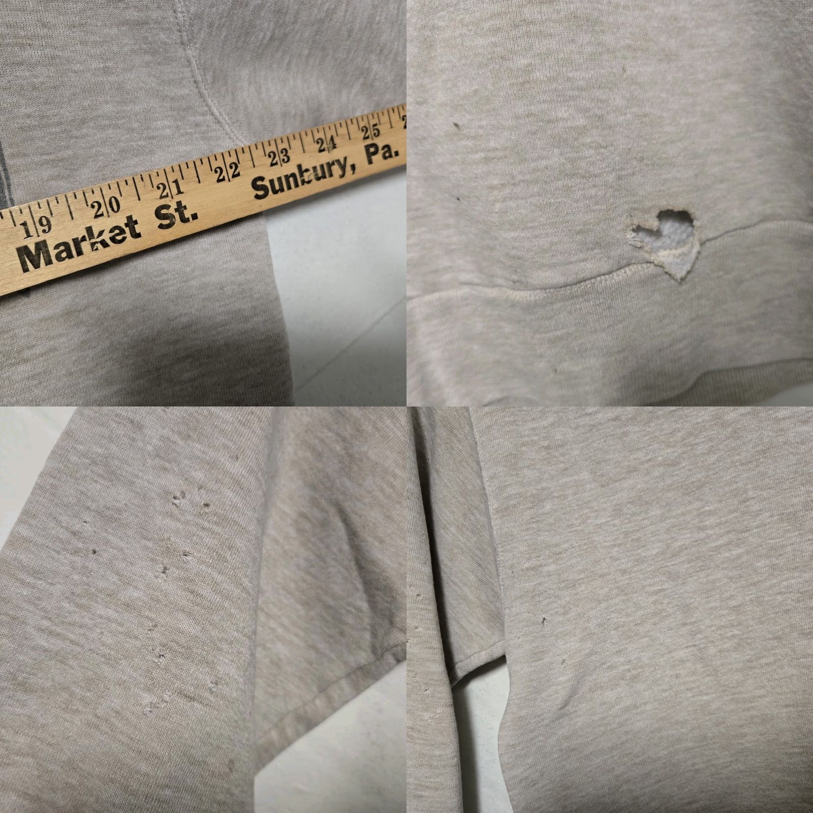 Russell Athletic VINTAGE Russell Athletic Sweatshirt Mens L Gray Crewneck 90s DISTRESSED USA Size US L / EU 52-54 / 3 - 8 Thumbnail