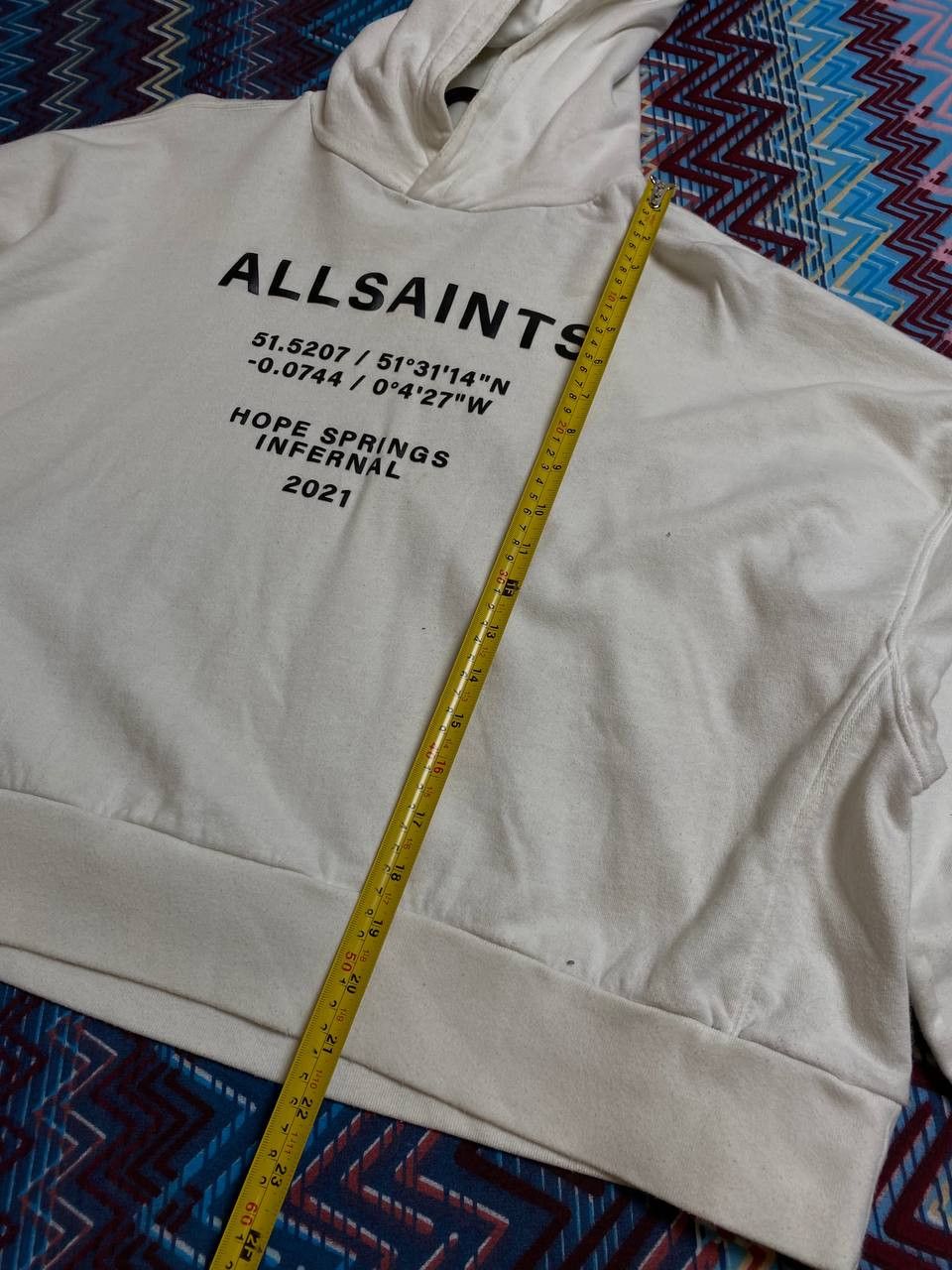 Allsaints × Vintage Allsaints Womens Femme Talie Oversized Hoodie Size S / US 4 / IT 40 - 10 Thumbnail