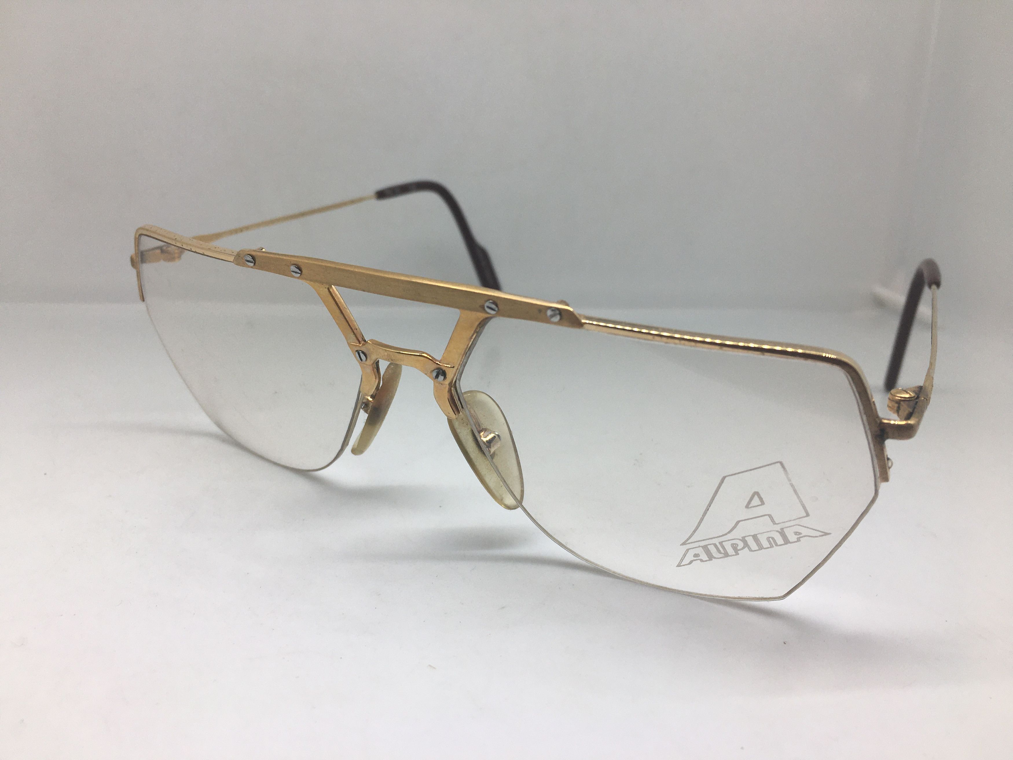 Vintage Vintage Alpina FM50 Aviator Eyeglasses Frame W.Germany Size ONE SIZE - 3 Thumbnail
