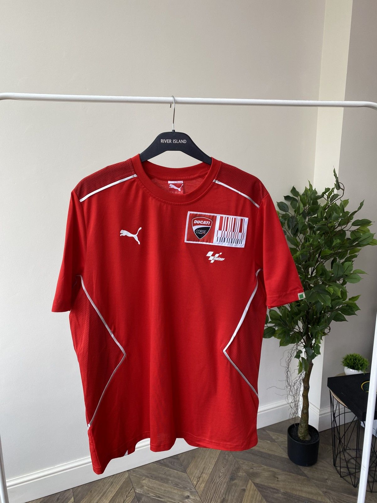 Ducati × Puma × Vintage Vintage Puma Ducati Racing Red T-shirt Size US L / EU 52-54 / 3 - 4 Thumbnail
