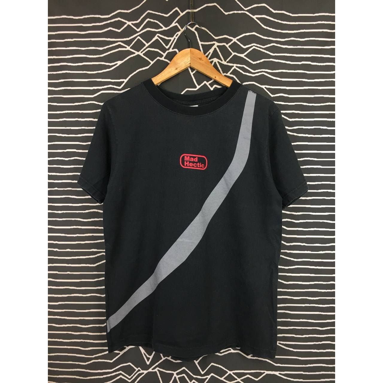 Japanese Brand Mad Hectic Japanese Streetwear Diagonal Stripe Tee Size US M / EU 48-50 / 2 - 9 Thumbnail