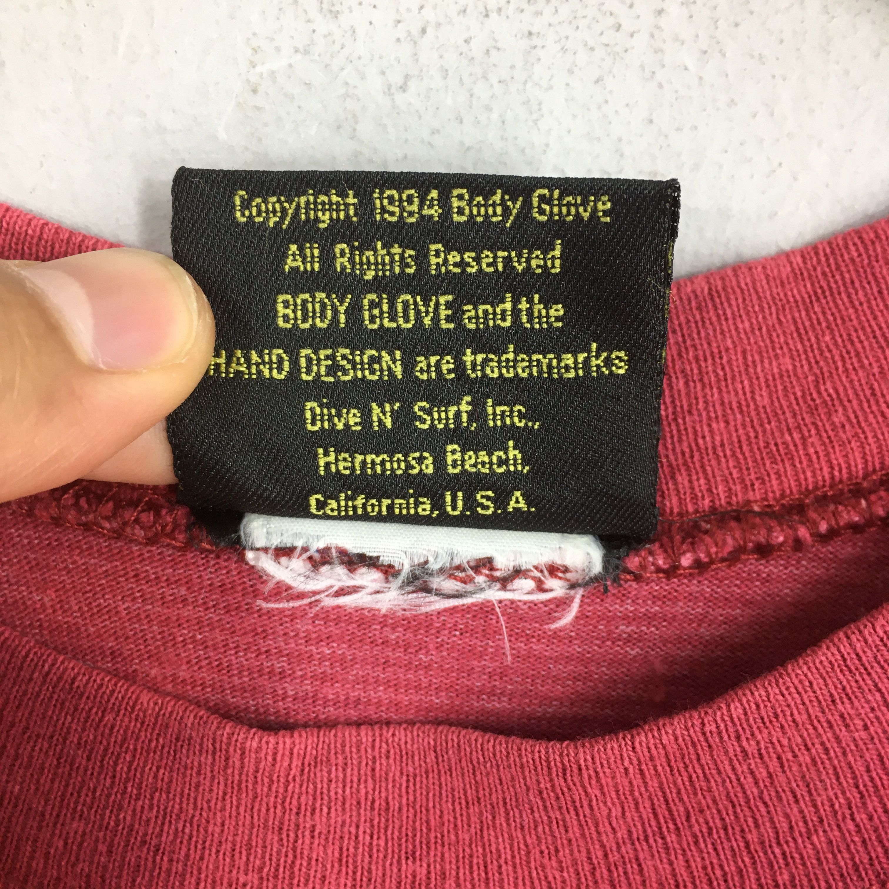 Body Glove × Vintage Body Glove Surfing Hawaiian Stripes Red T shirt Small Size US S / EU 44-46 / 1 - 8 Thumbnail