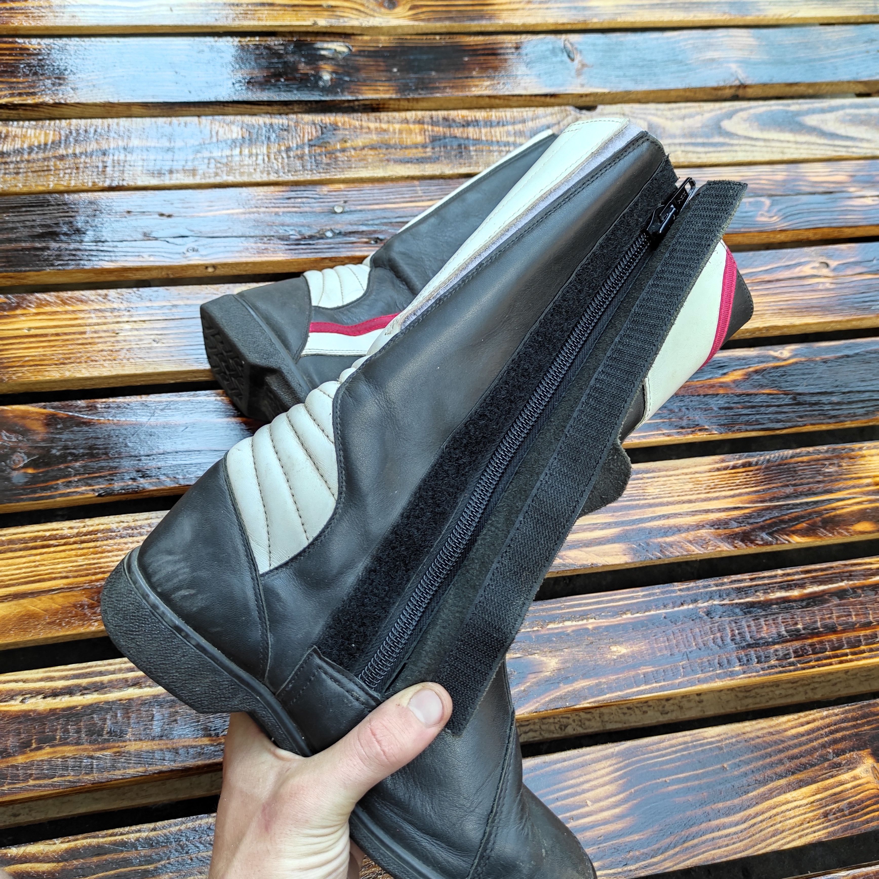 Daytona × Vintage FREY DAYTONA Le Mans Leather Motorcycle Boots Size EU 38 Size US 5.5 / EU 38 - 3 Thumbnail