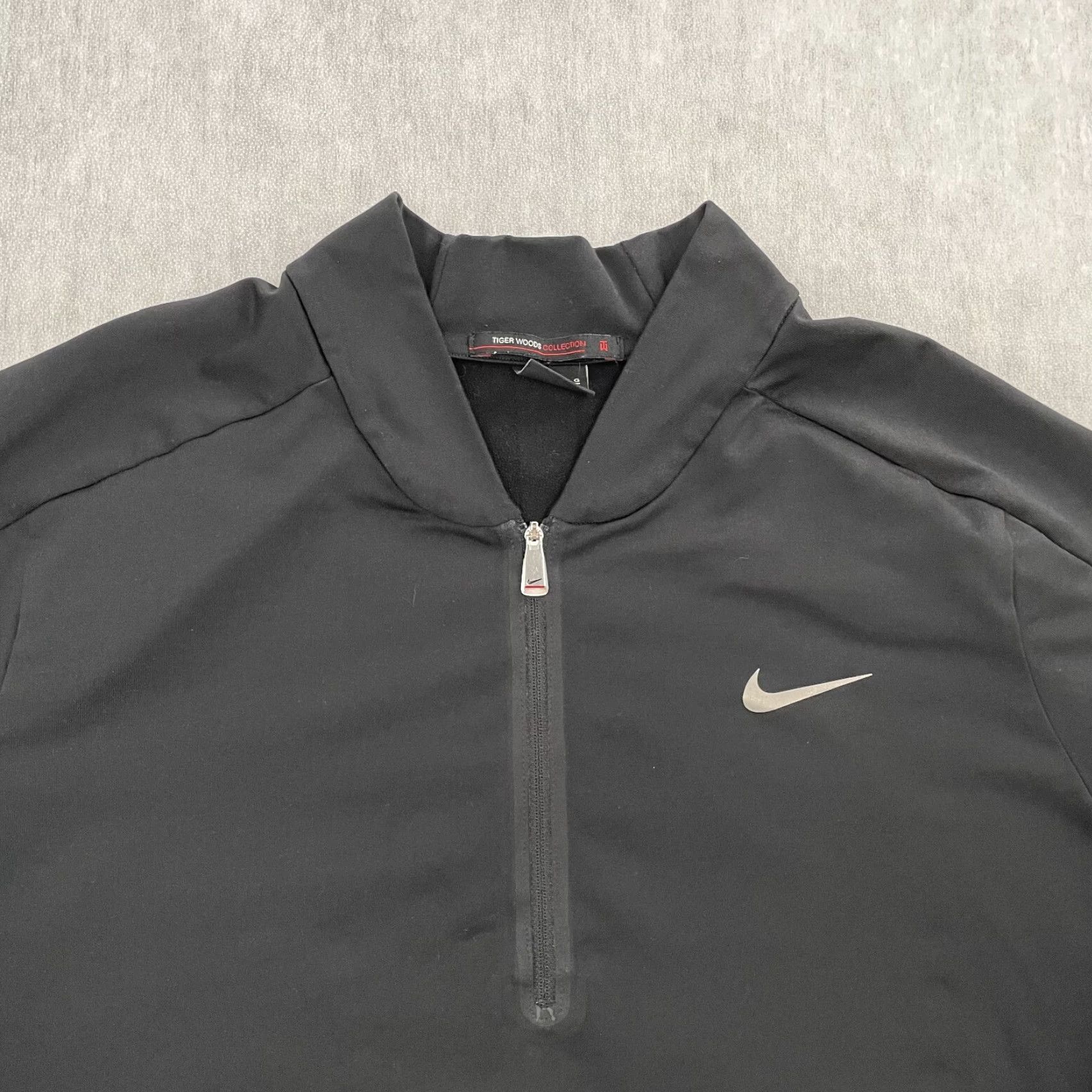 Nike Nike Tiger Woods Collection Jacket Adult Large Black 1/4 Zip Blade Collar PAC L Size US L / EU 52-54 / 3 - 3 Thumbnail