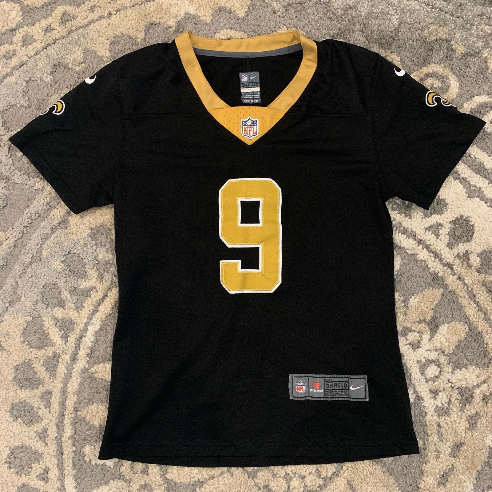Nike New Orleans Saints NFL Nike Drew Brees Jersey Women’s Large Size L / US 10 / IT 46 - 1 Thumbnail