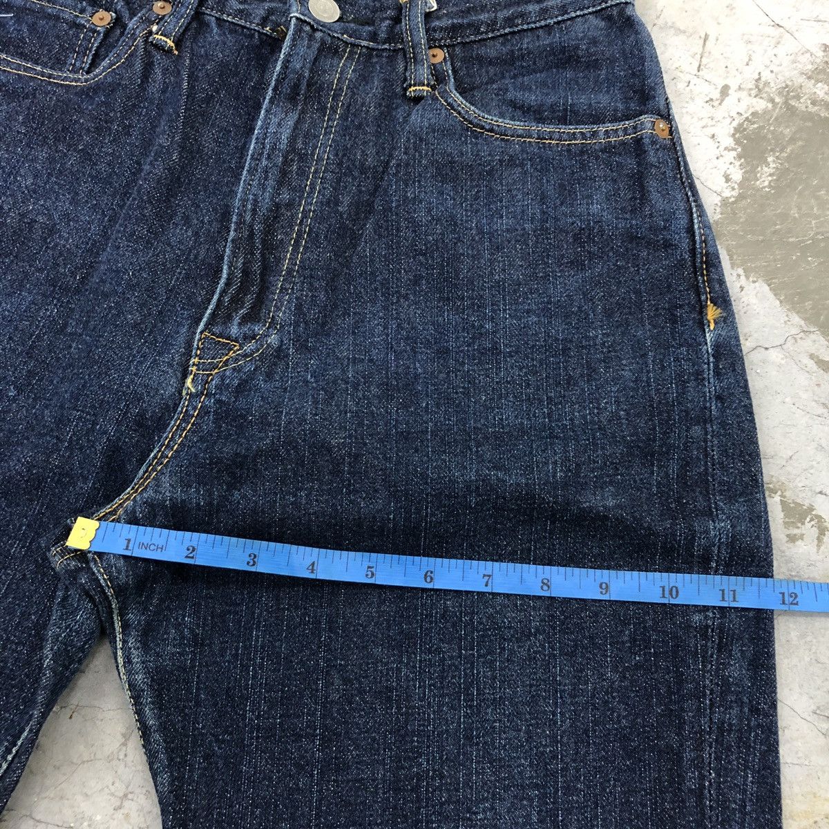 45rpm × Denime × Japanese Brand 45 RPM Straight Cut Denim Jeans Size US 28 / EU 44 - 19 Thumbnail
