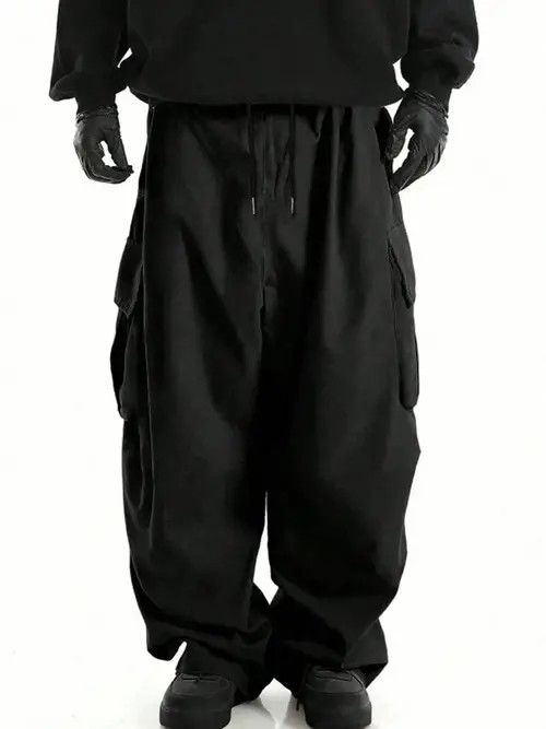 Japanese Brand Parachute Cargo multi-pocket pants gorpcore Wide leg Size US 32 / EU 48 - 2 Thumbnail