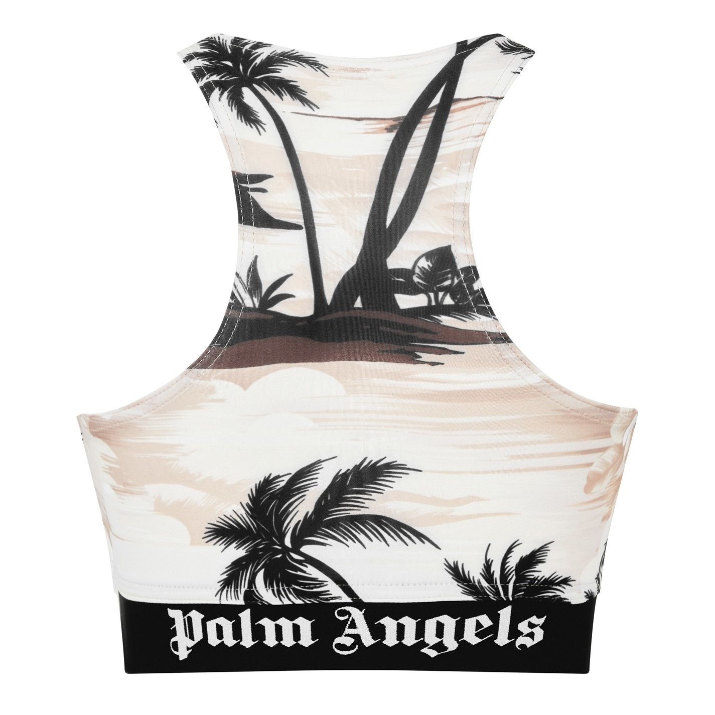 Palm Angels o1g2r1mq0325 Hawaii Crop Top in Multicolor Size S / US 4 / IT 40 - 2 Thumbnail