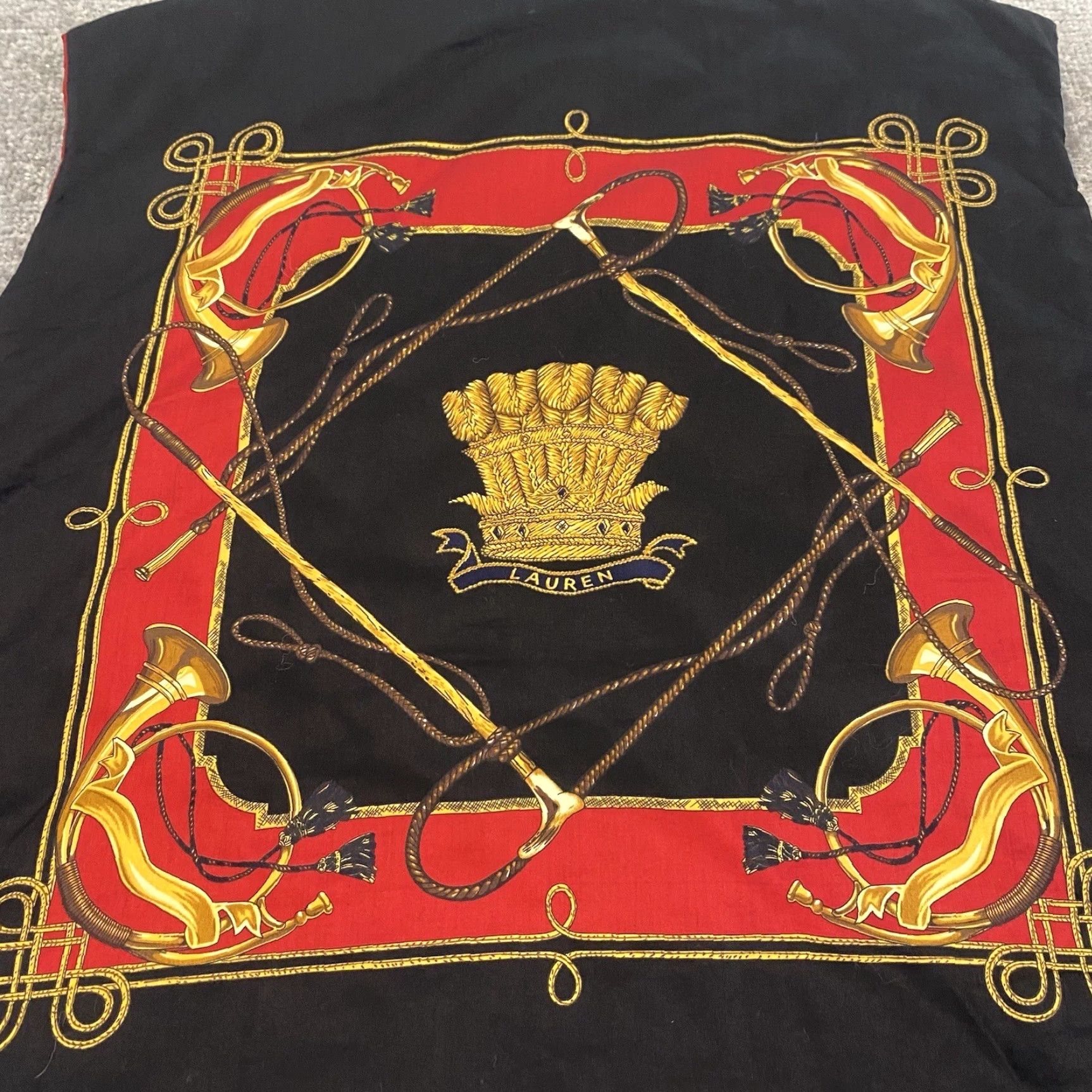Ralph Lauren Lauren Ralph Lauren Vest 3X Black Red Equestrian Reversible Puffer RARE Womens Size XXL / US 16-18 / IT 52-54 - 2 Thumbnail