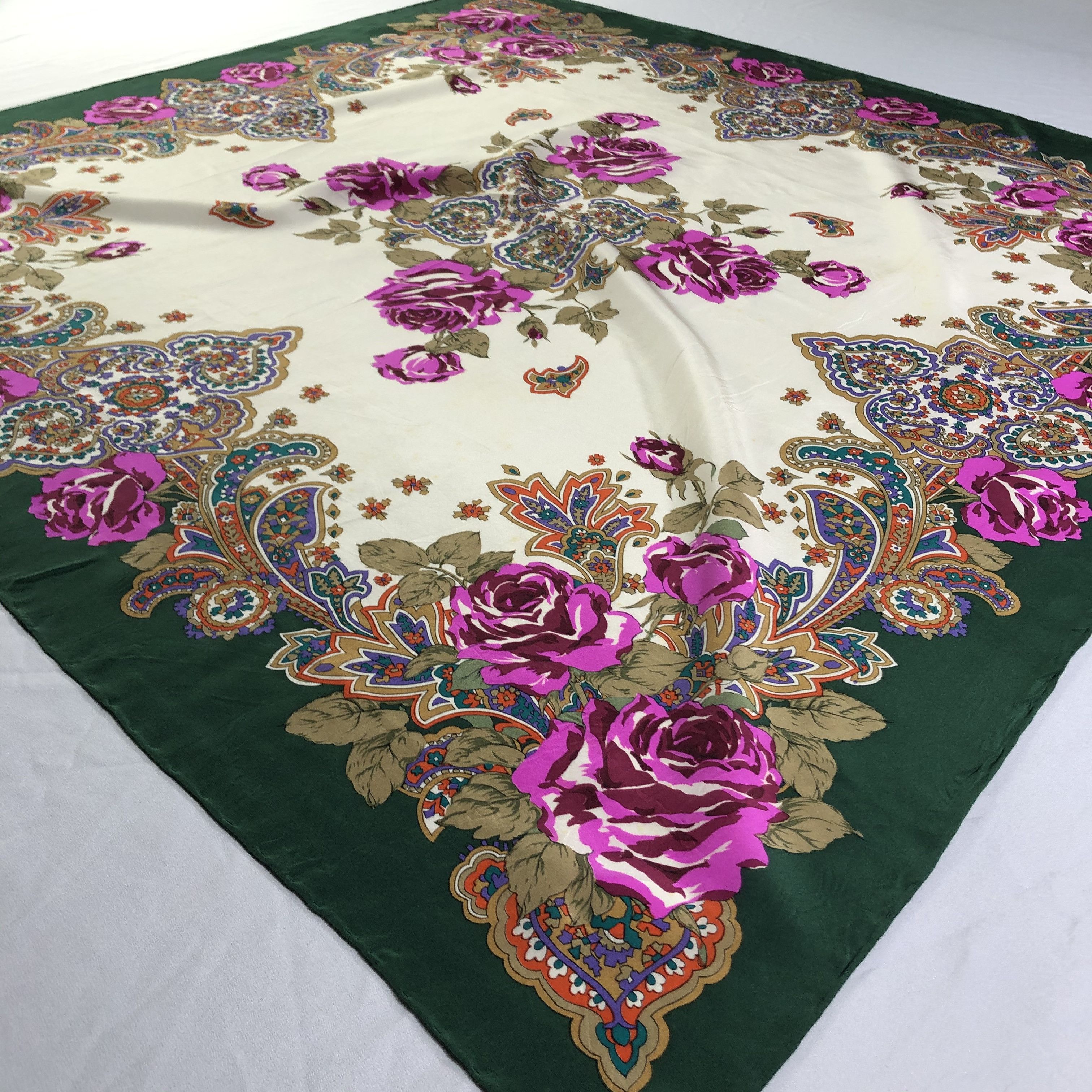 Vintage Vintage Silk Scarf Size ONE SIZE - 3 Thumbnail