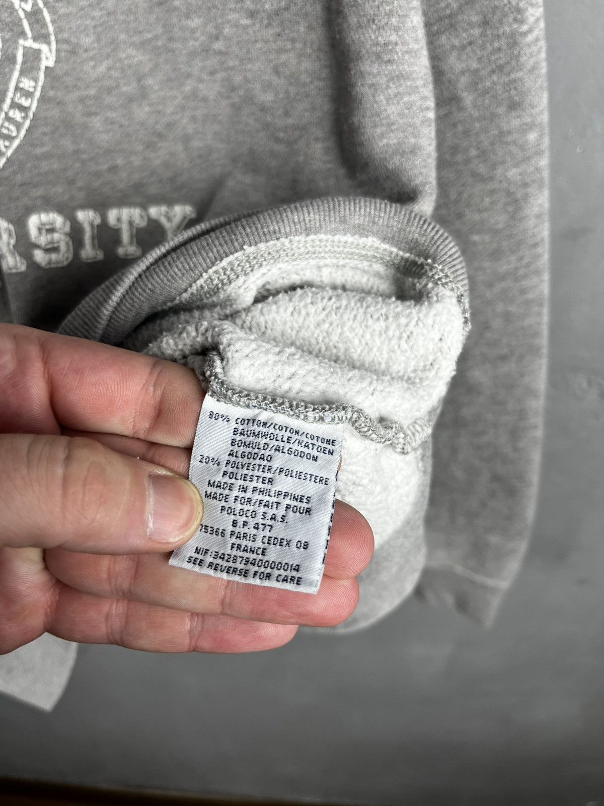 Polo Ralph Lauren Ralph Lauren university sweatshirt vintage 90 military style Size US L / EU 52-54 / 3 - 7 Thumbnail