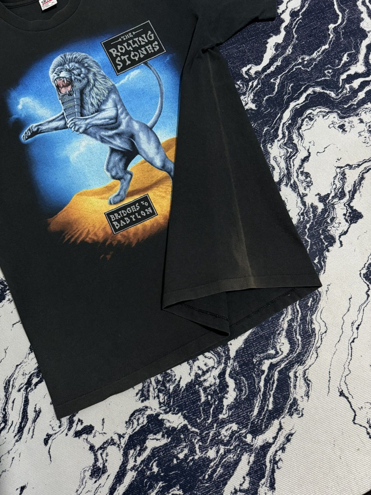 Band Tees Vintage rolling stones bridges to babylon world tour tshirt Size US XL / EU 56 / 4 - 10 Thumbnail