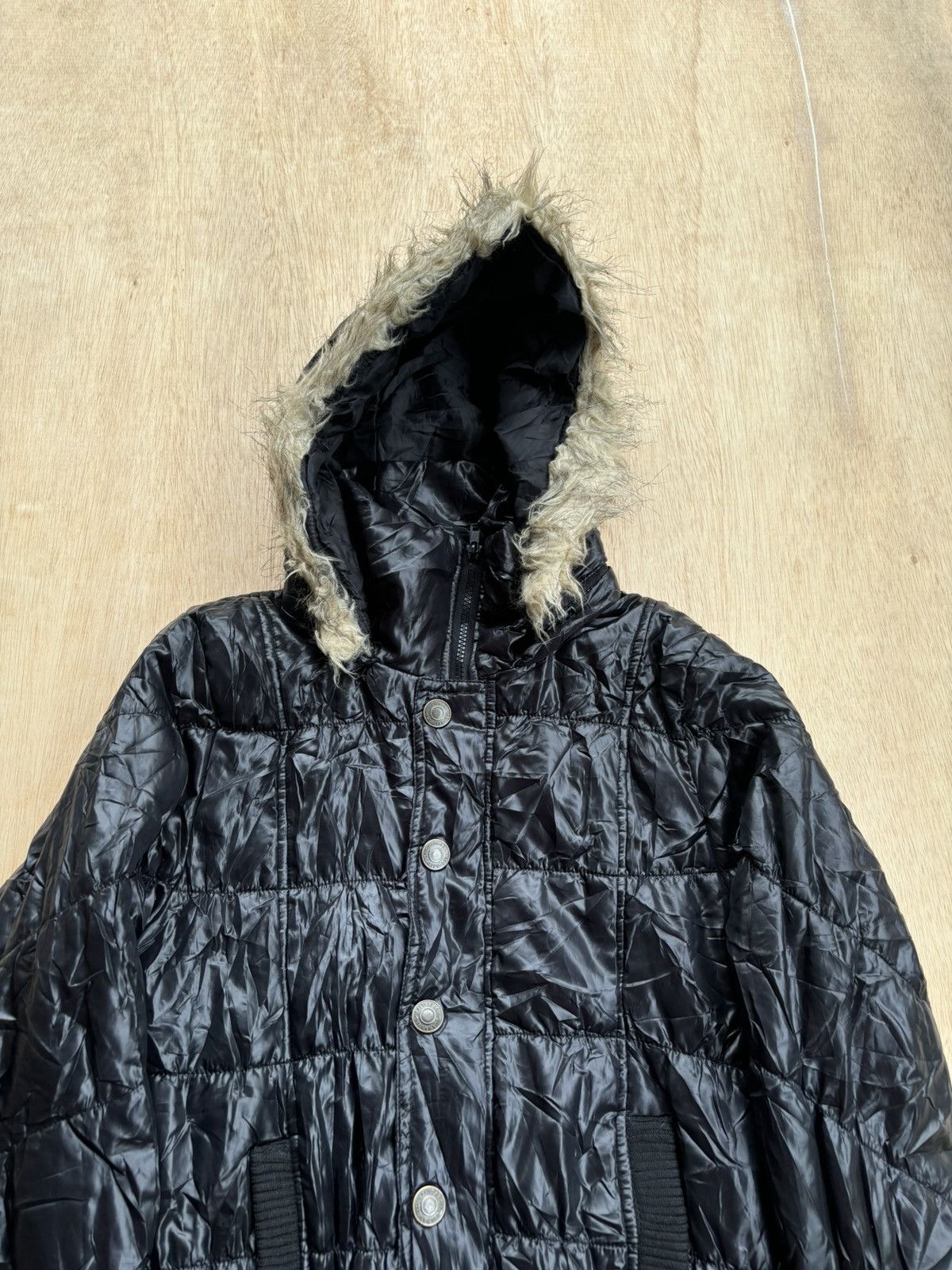 Fur Jacket Flower Circle Ifsixwasnine Lgb Style