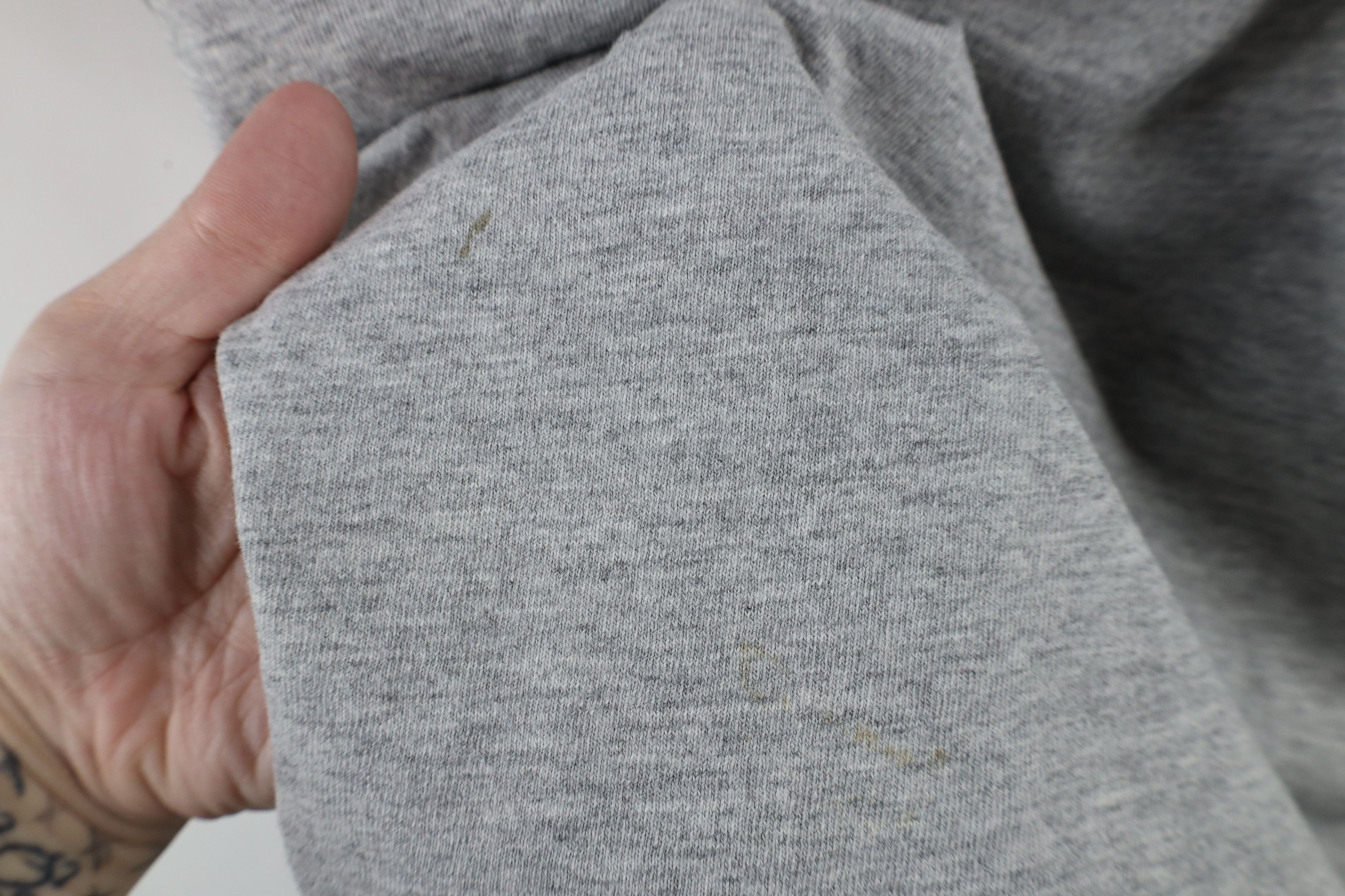 Vintage Vintage 90s Streetwear Blank Short Sleeve T-Shirt Gray Size US L / EU 52-54 / 3 - 5 Thumbnail