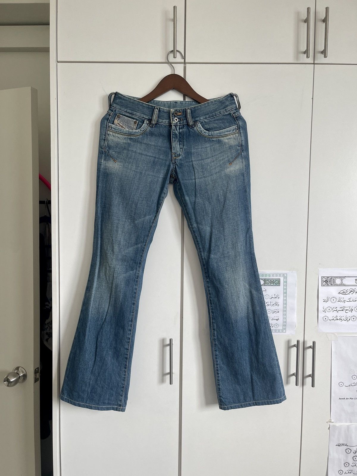 Diesel VINTAGE FLARED DIESEL MADE IN ITALY SIZE 28X31 Size 28" / US 6 / IT 42 - 1 Thumbnail