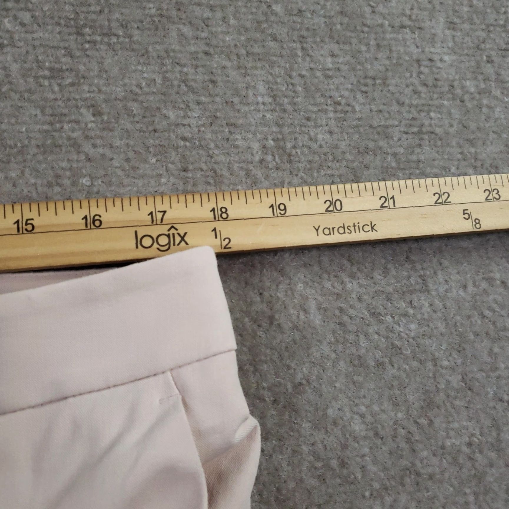 Vintage Akris Punto Dress Pants Womens 10 Pink Twill Pockets Slim Straight Office Business Size 32" / US 10 / IT 46 - 7 Thumbnail