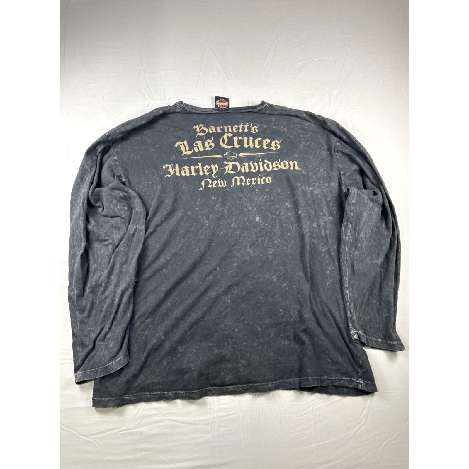 Harley Davidson Harley-Davidson Shirt Mens Long Sleeve 2XL Black Eagle Ride Free Las Cruces Eagle Graphic Print Crew Neck Size US XXL / EU 58 / 5 - 2 Thumbnail