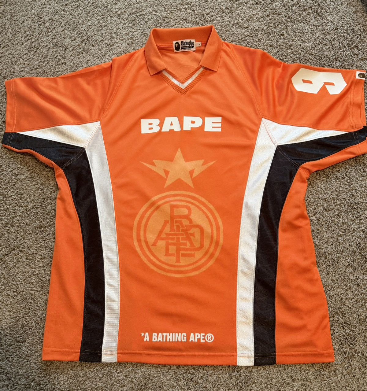 Bape Bathing Ape Football Jersey Size US L / EU 52-54 / 3 - 1 Thumbnail