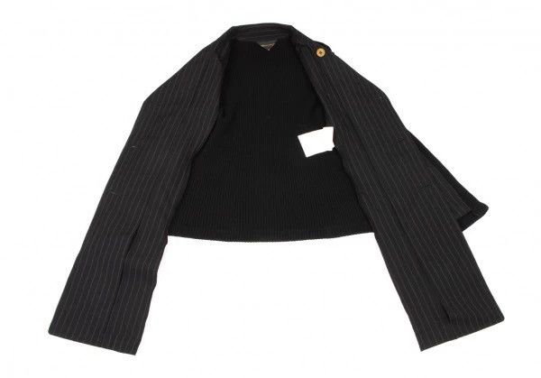Comme des Garcons Comme des Garcons Dark gray vintage striped double-breaste Size M / US 6-8 / IT 42-44 - 8 Thumbnail